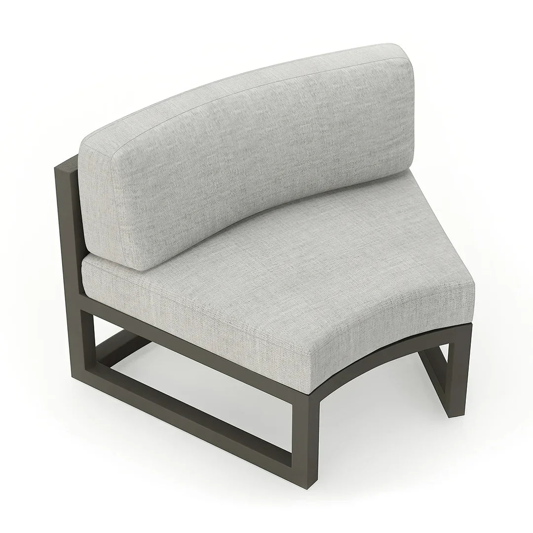 Avion Aluminum Curve Seat (Set of 2)
