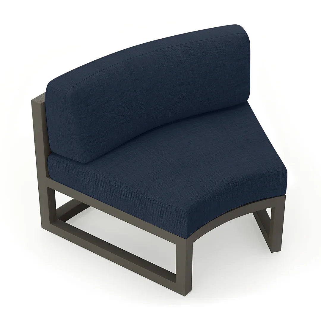 Avion Aluminum Curve Seat (Set of 2)