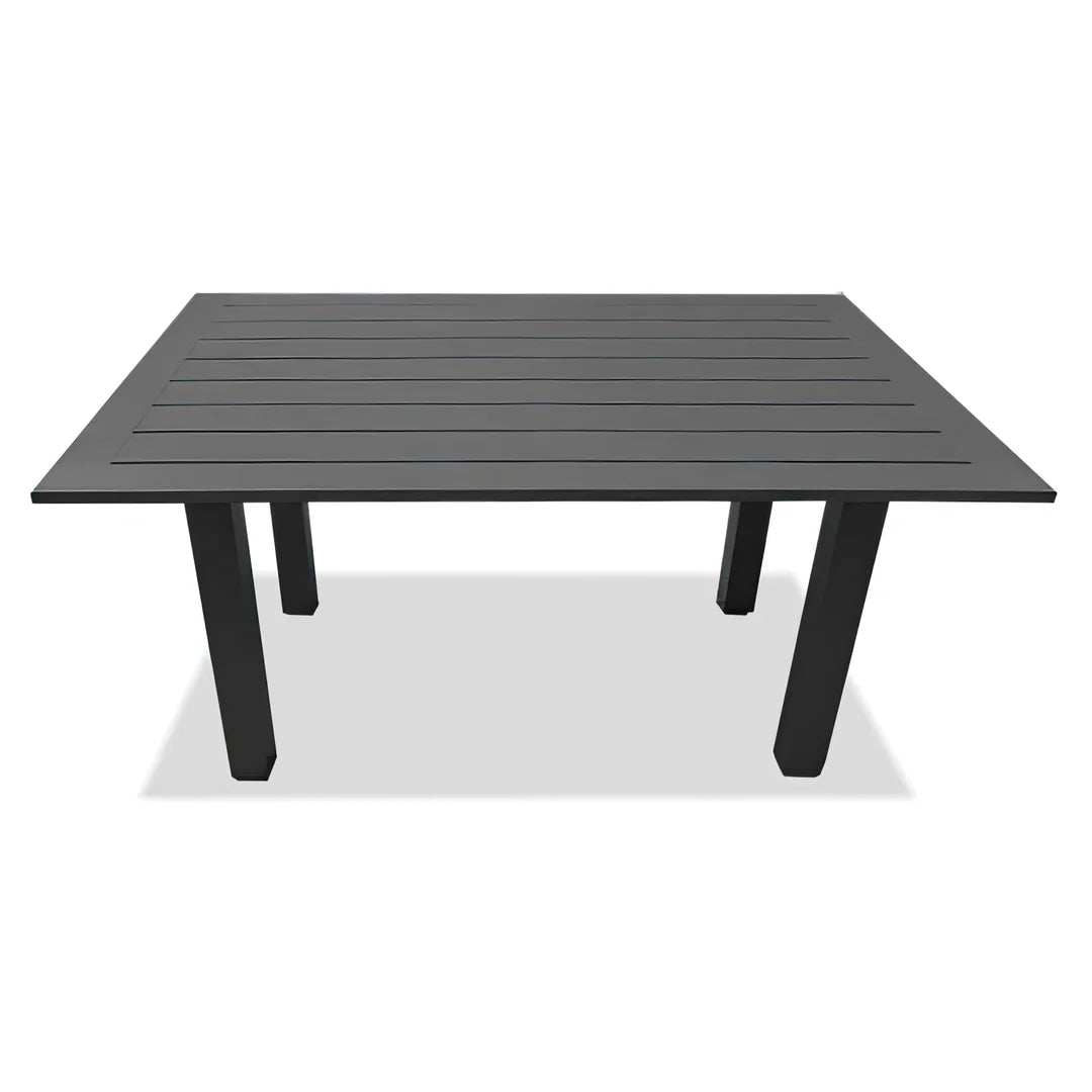 Avion Classic 3 Piece Aluminum Sofa Set - Slate - Canvas Charcoal