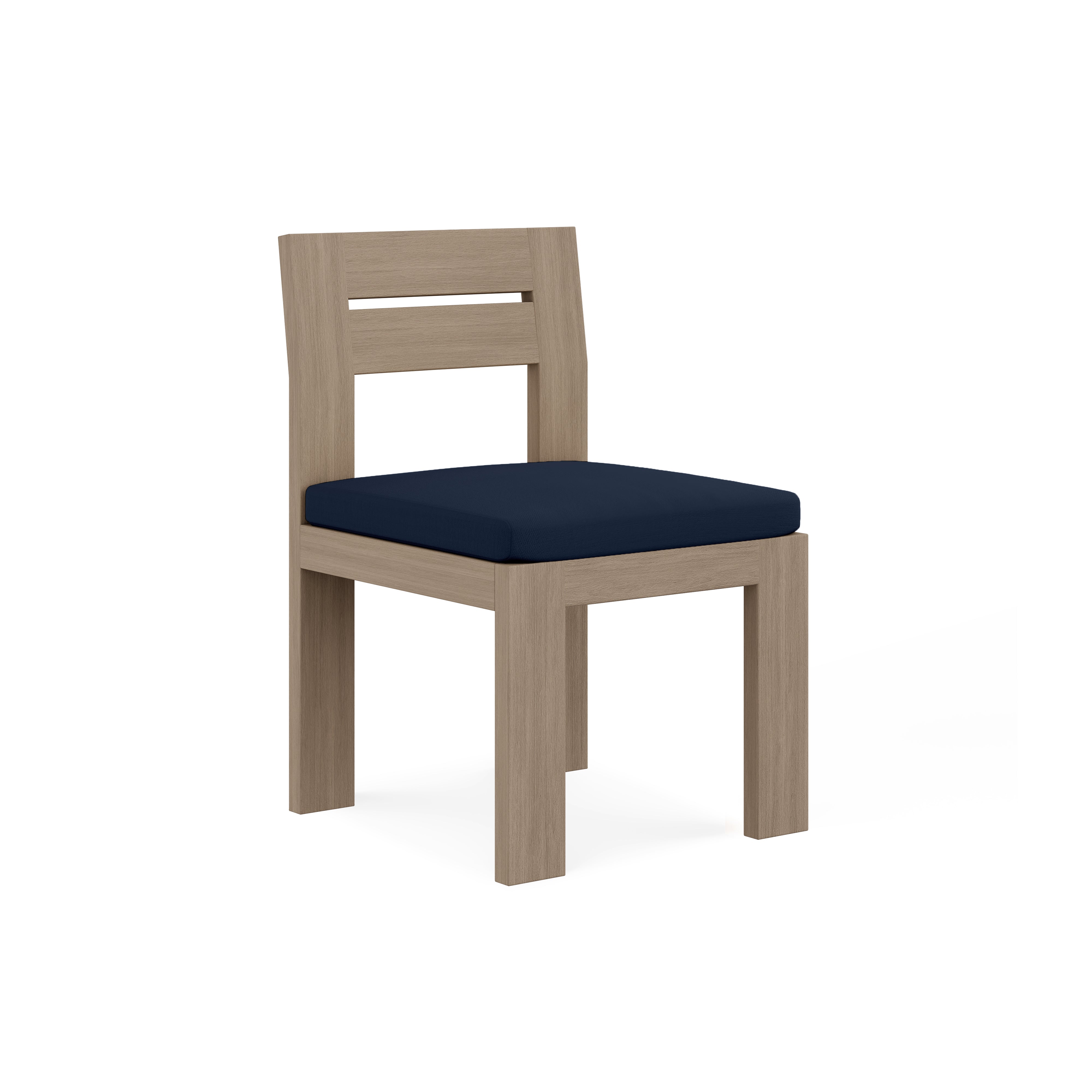 Beja Dining Side Chair#Finish_Weathered#Fabric_Spectrum Indigo
