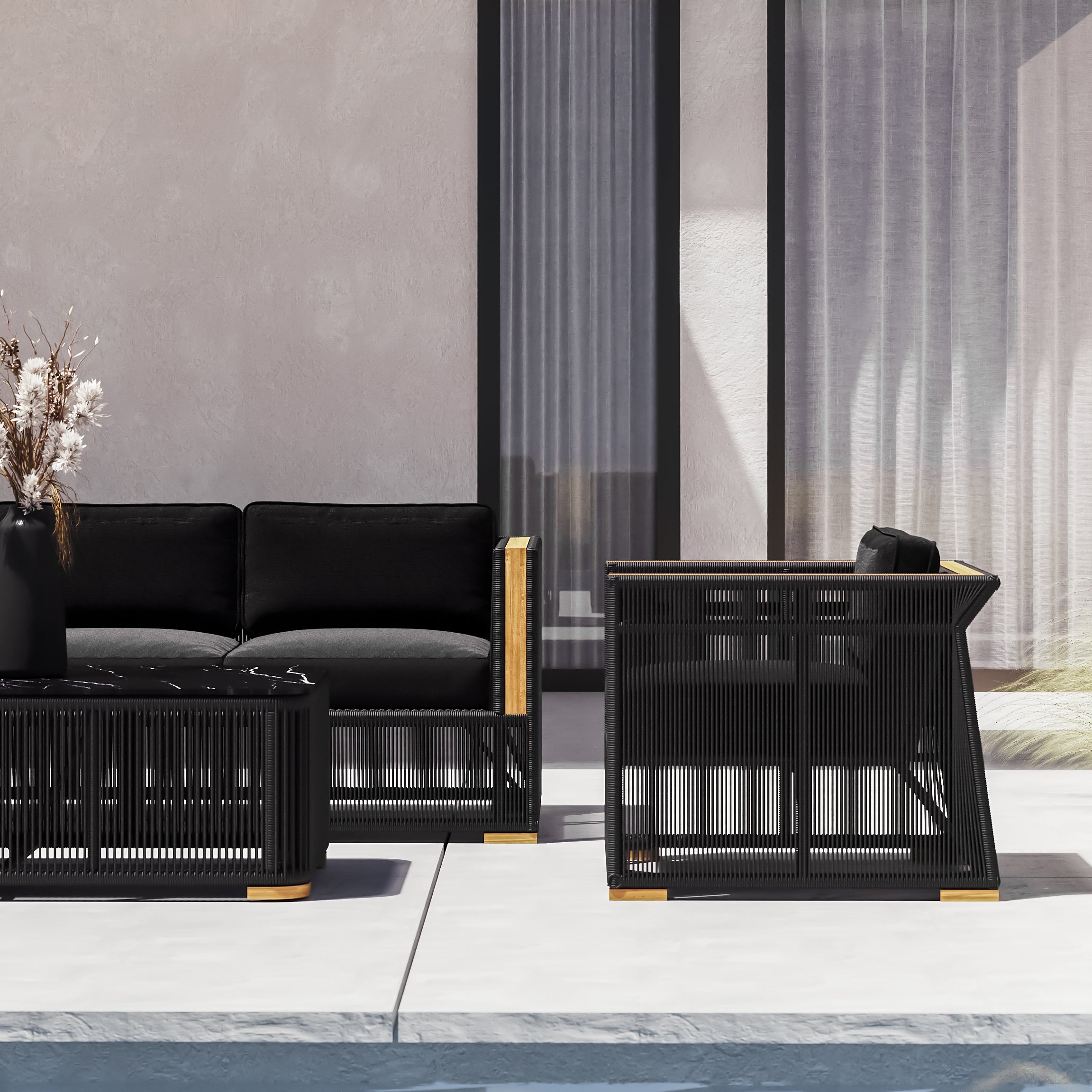 Campo Club Chair - Black