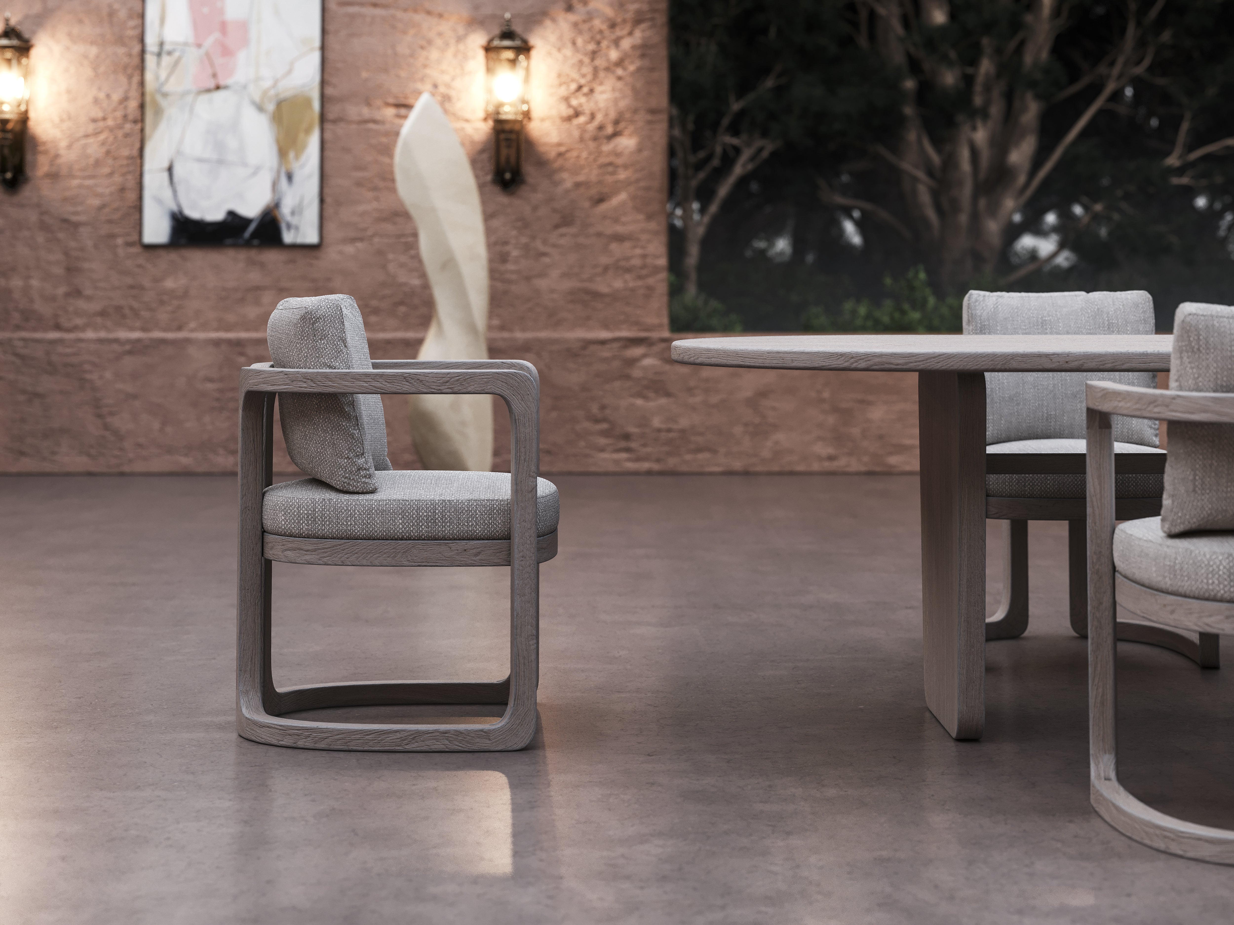 Muse Oval Dining Table