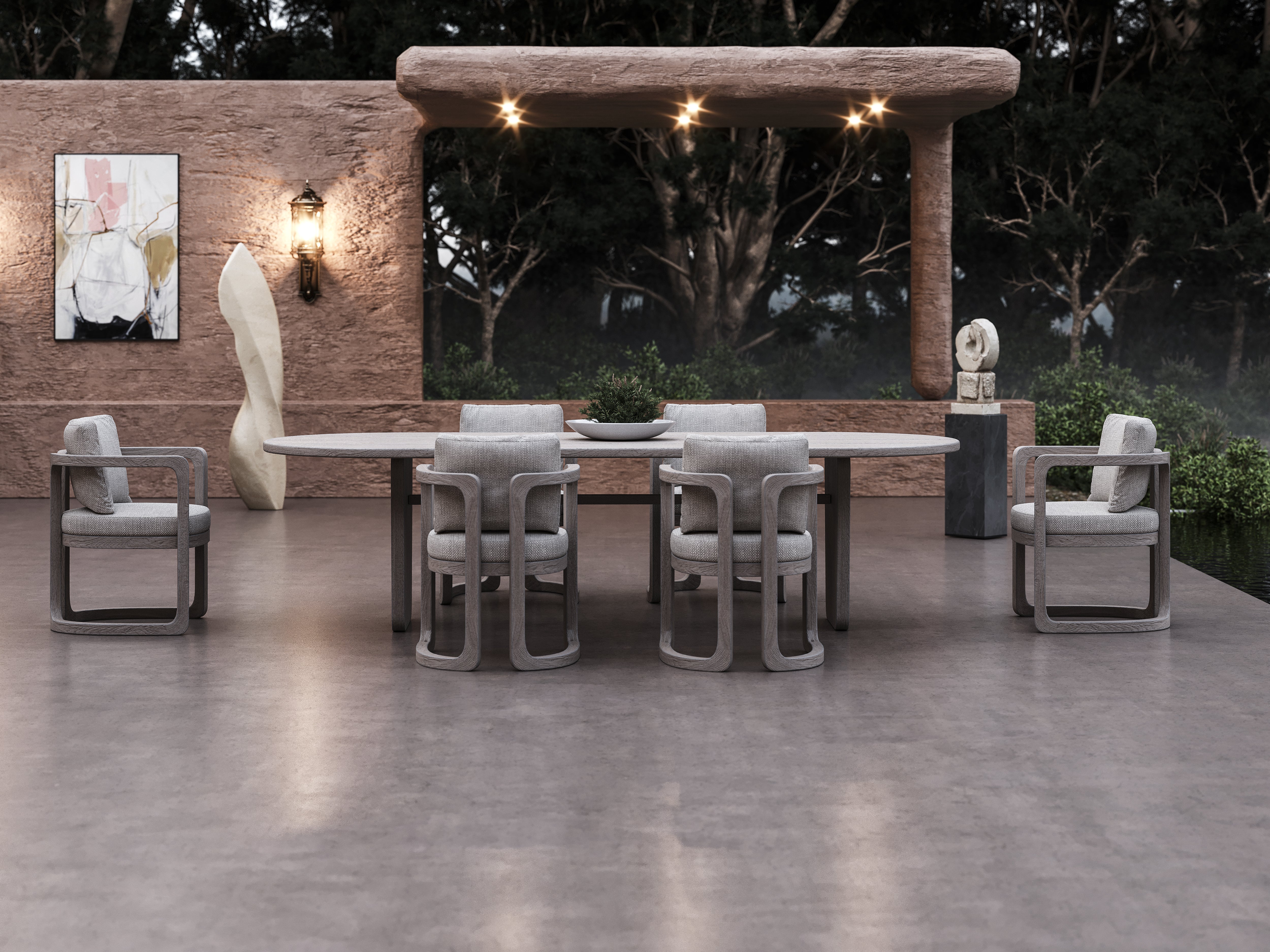 Muse Oval Dining Table