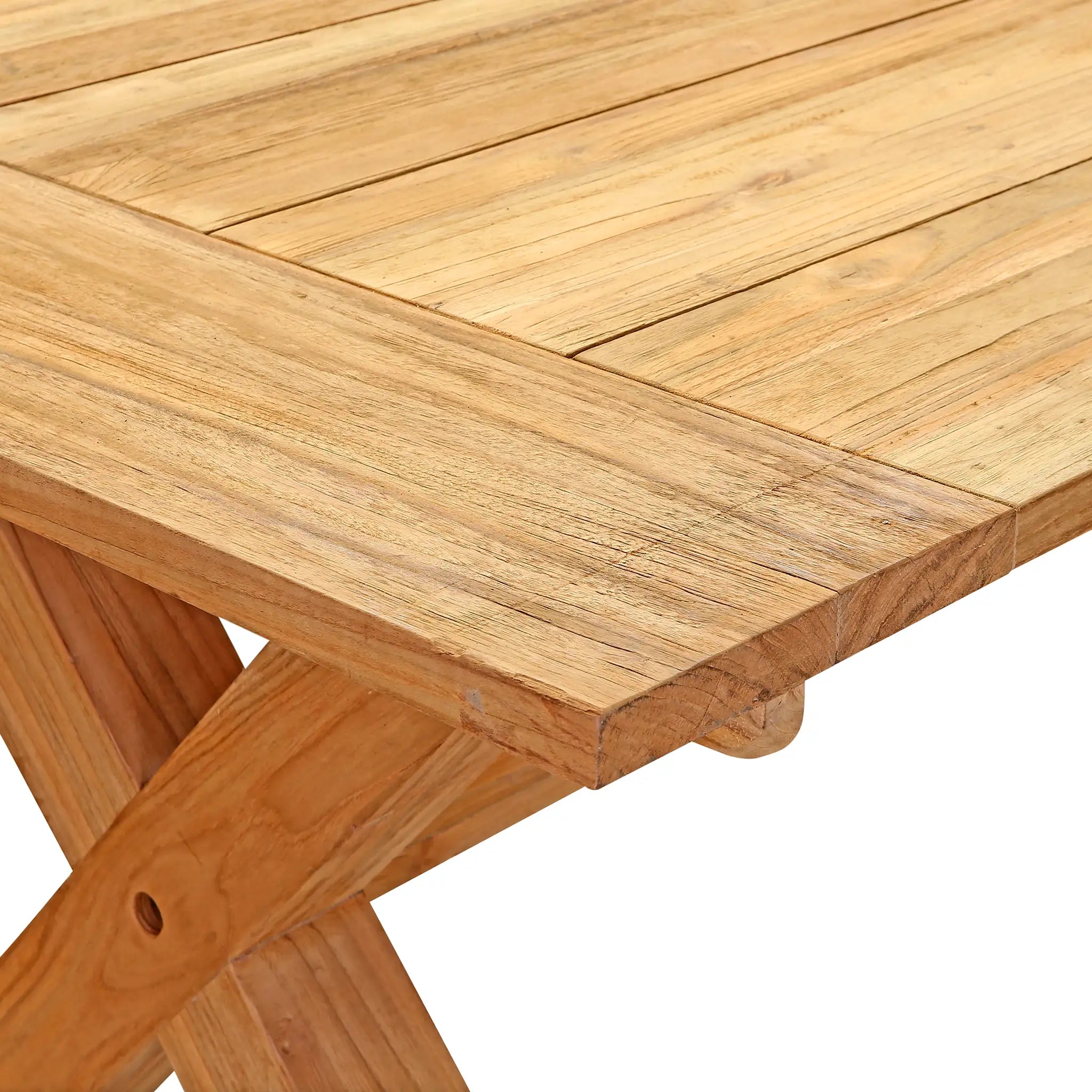 Harmonia Living Fields 8-Seat Reclaimed Teak Outdoor Dining Table 4