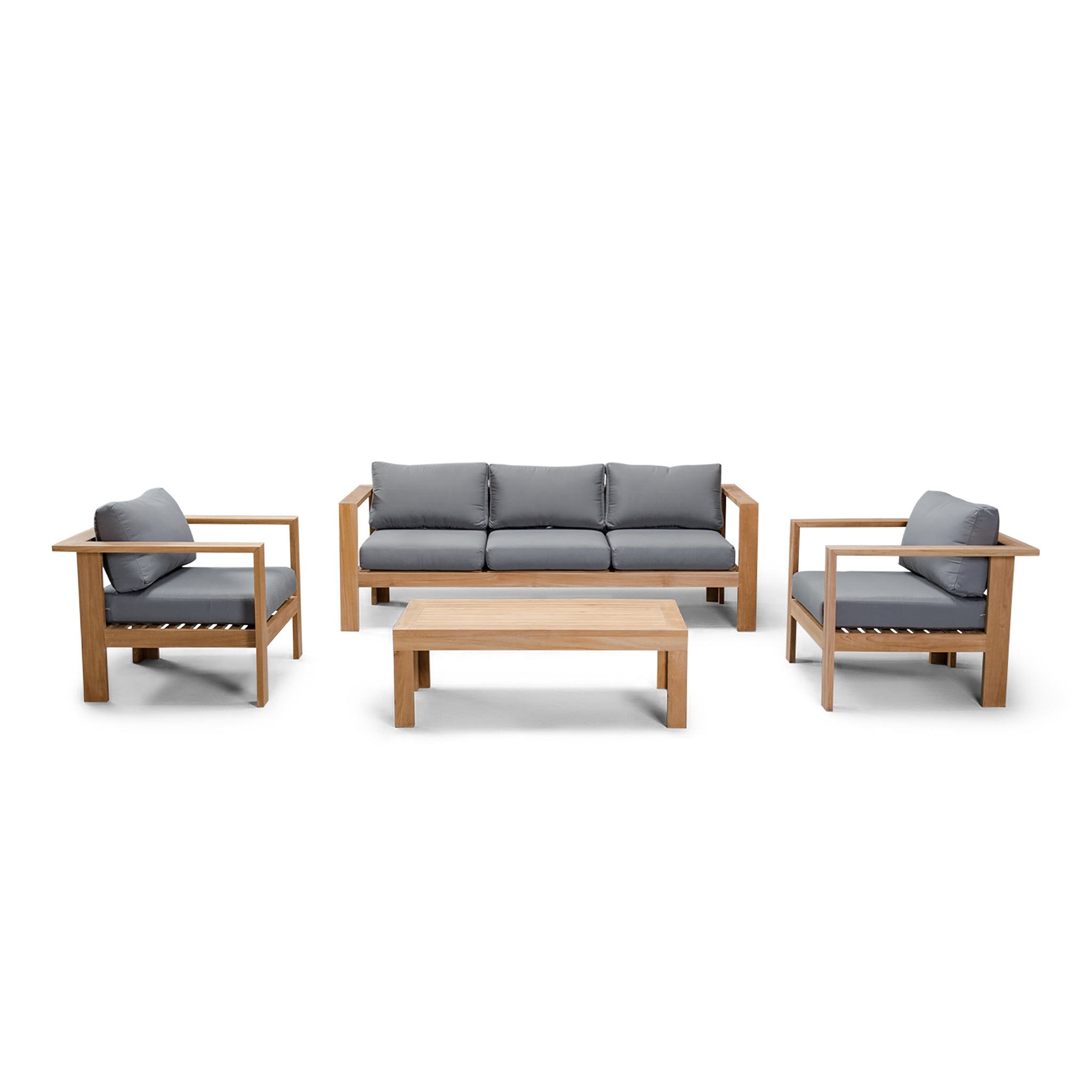variant:Two Club Chairs / Canvas Charcoal