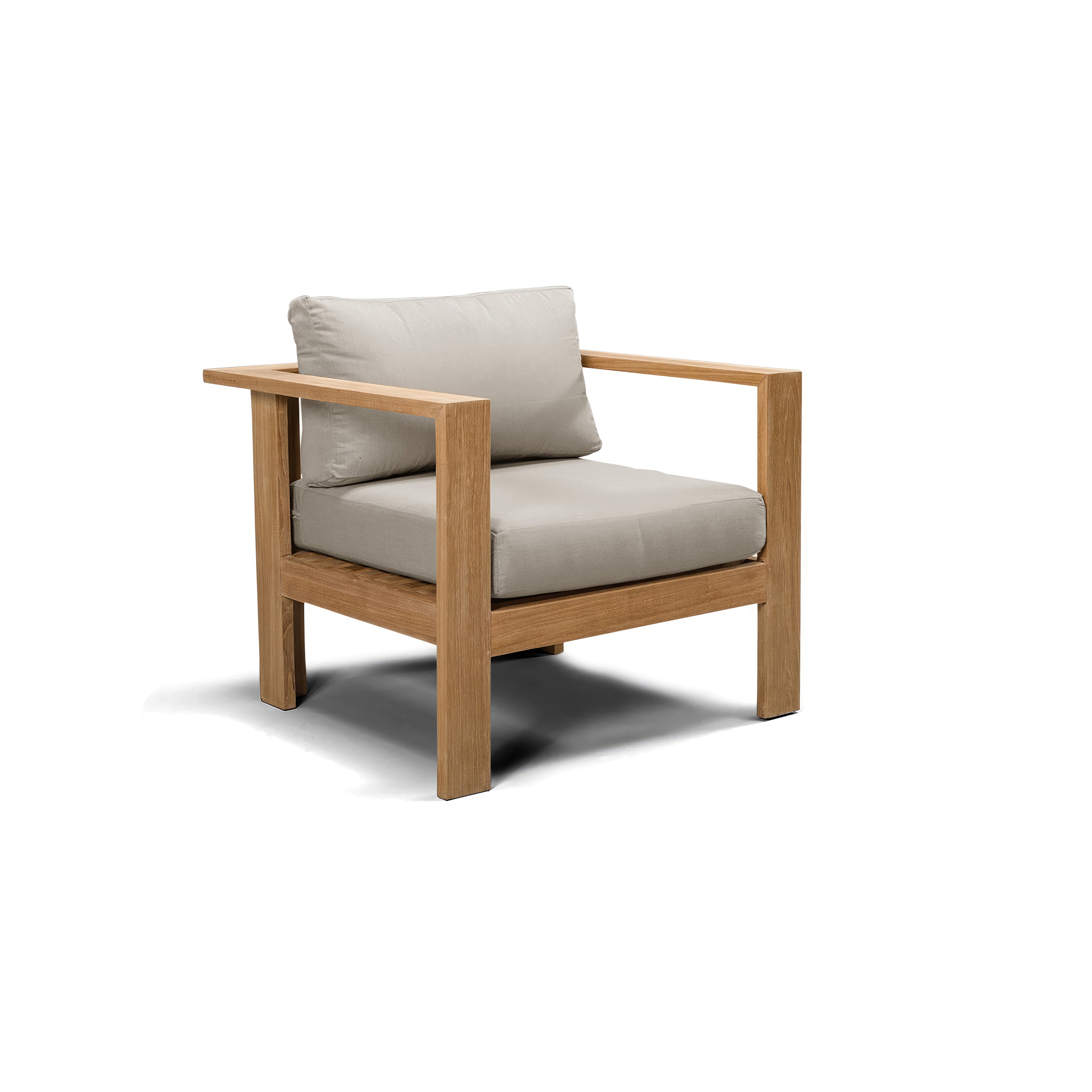 Ando Club Chair - Cast Silver