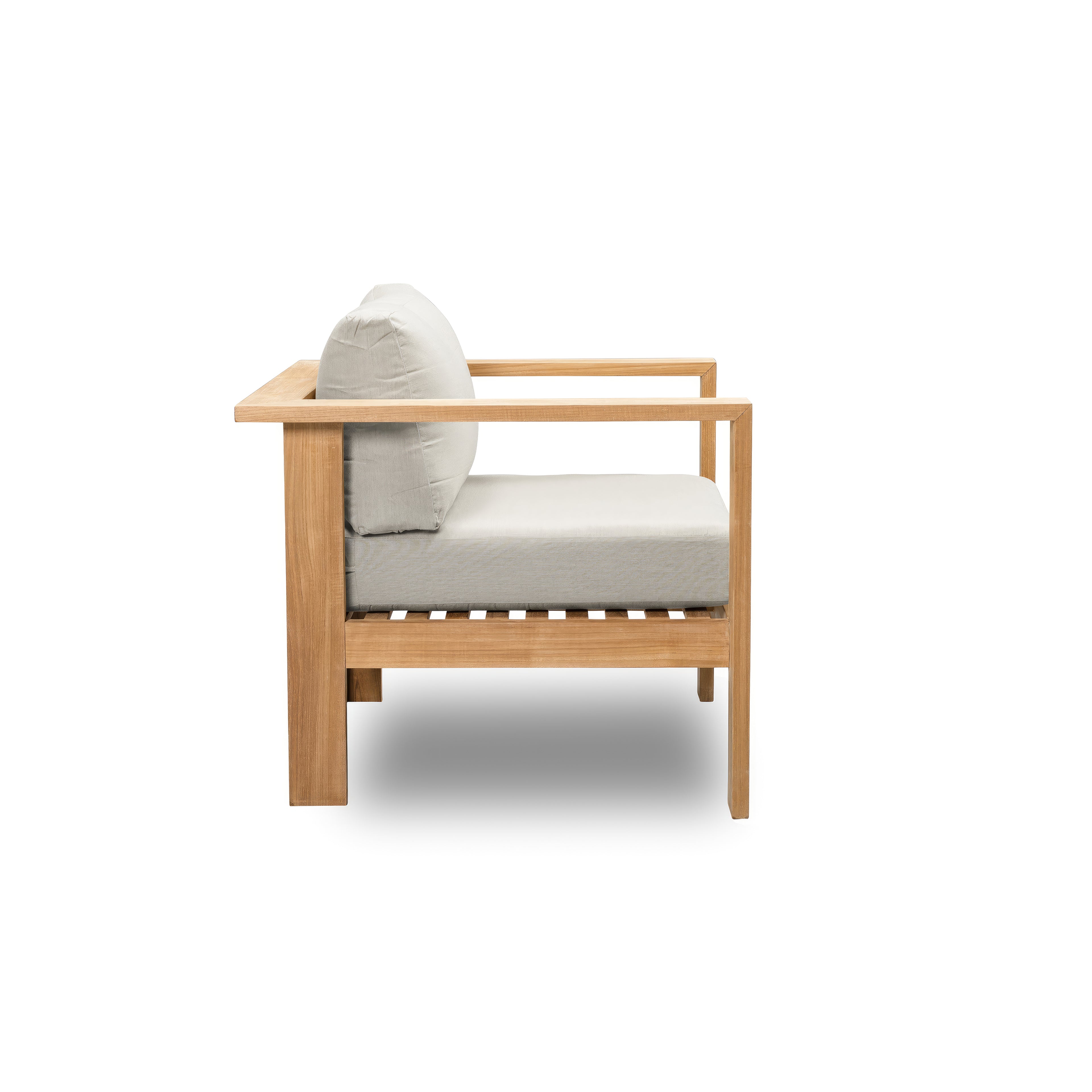 Ando Club Chair - Cast Silver