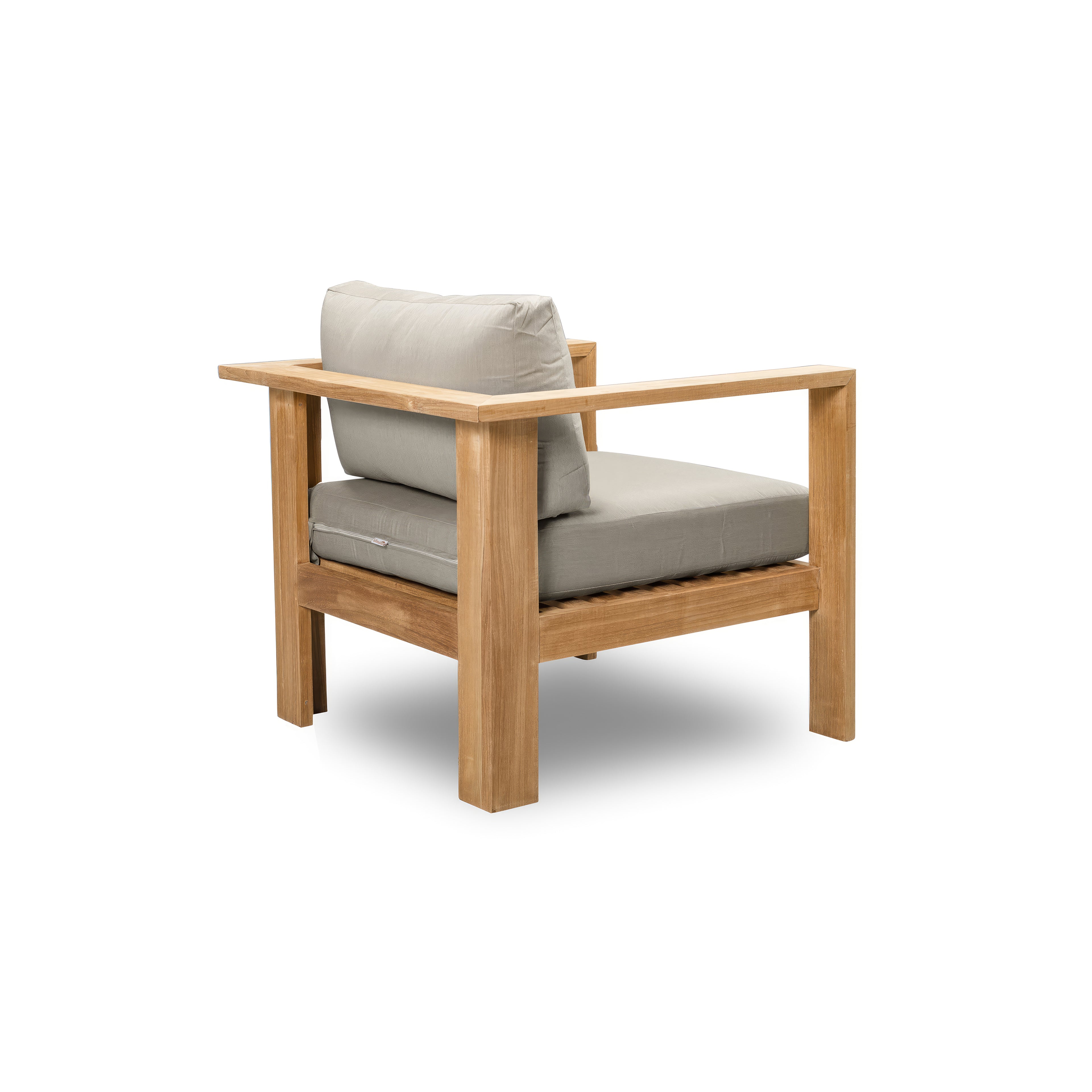 Ando Club Chair - Cast Silver