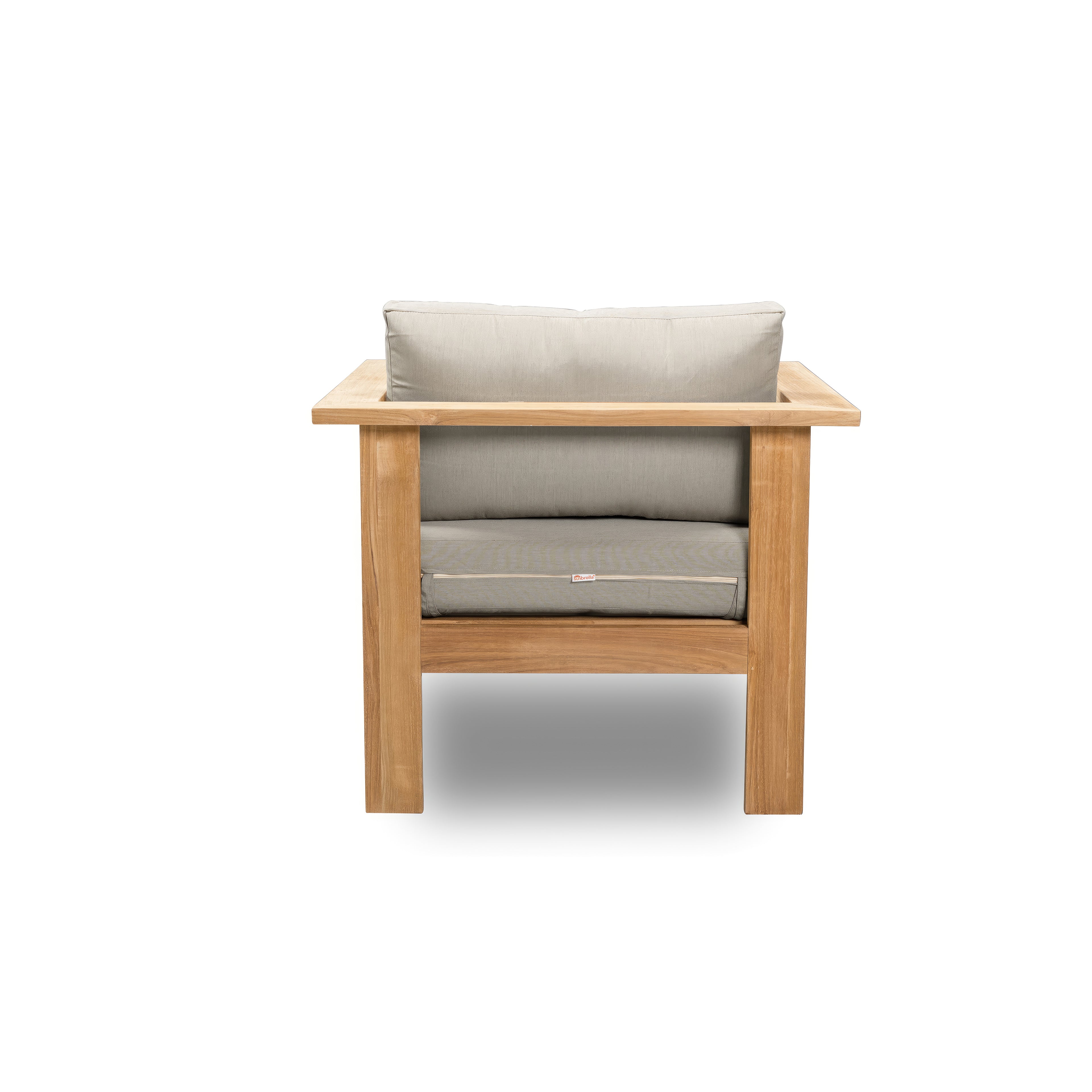 Ando Club Chair - Cast Silver