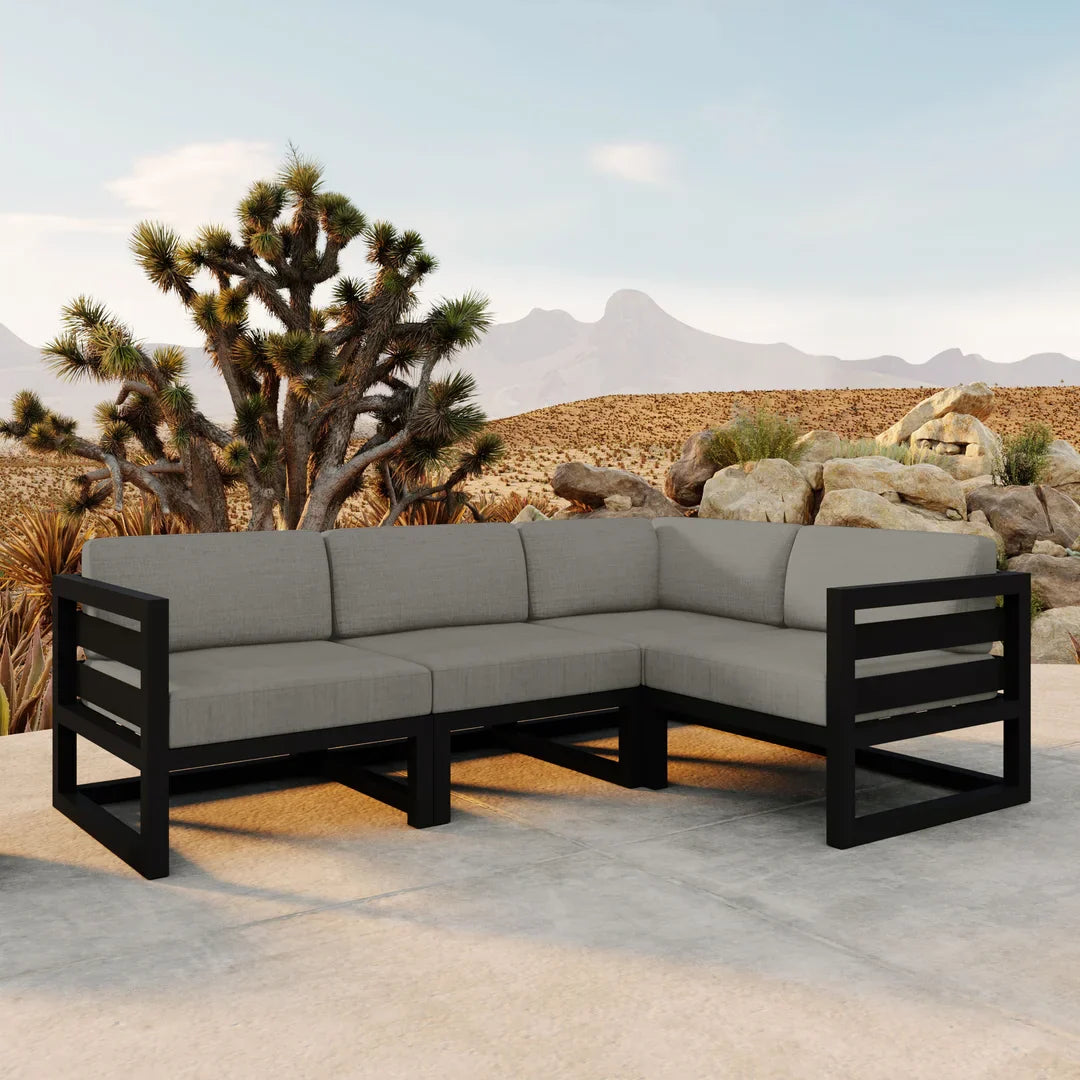 Avion 4 Piece Aluminum Sectional Set