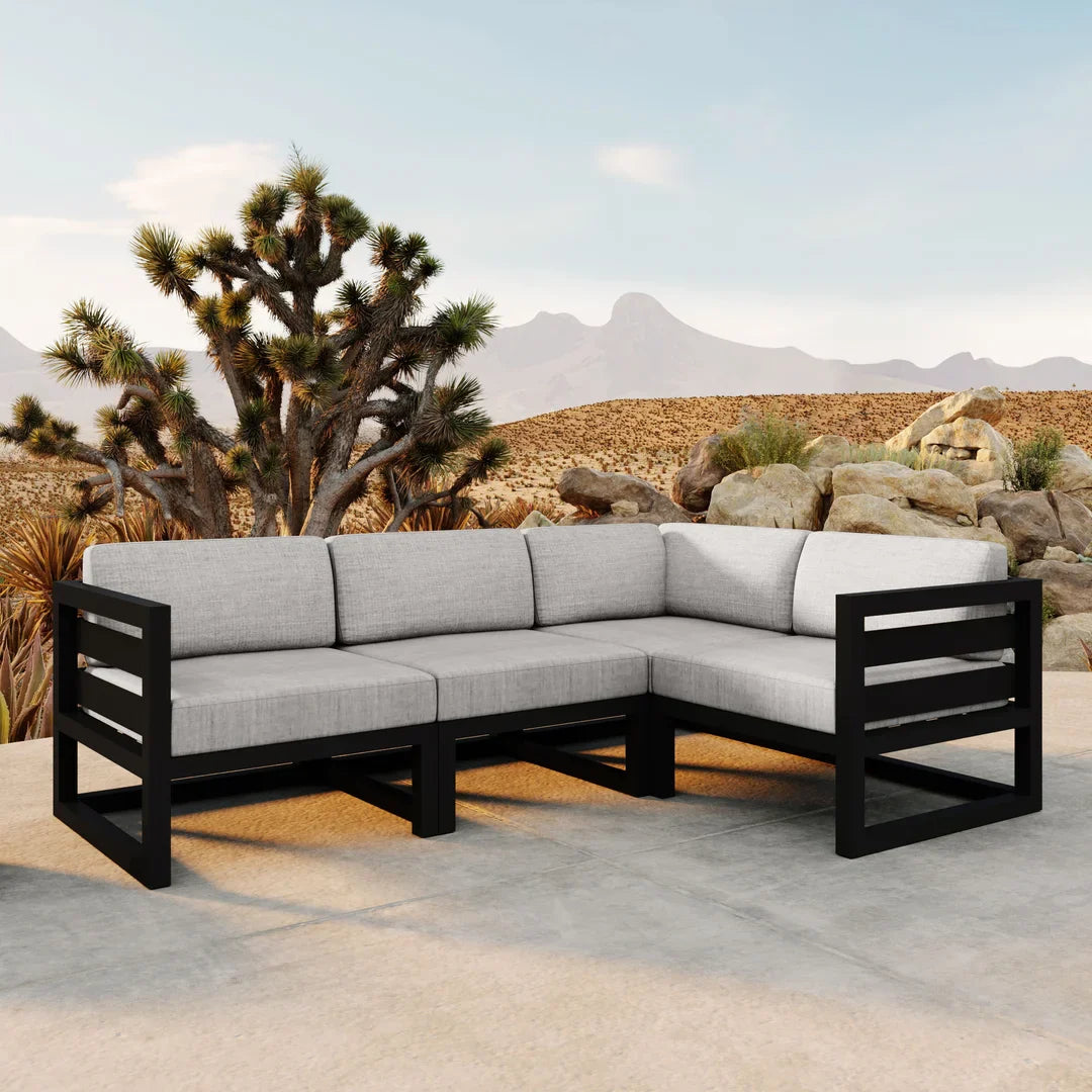 Avion 4 Piece Aluminum Sectional Set