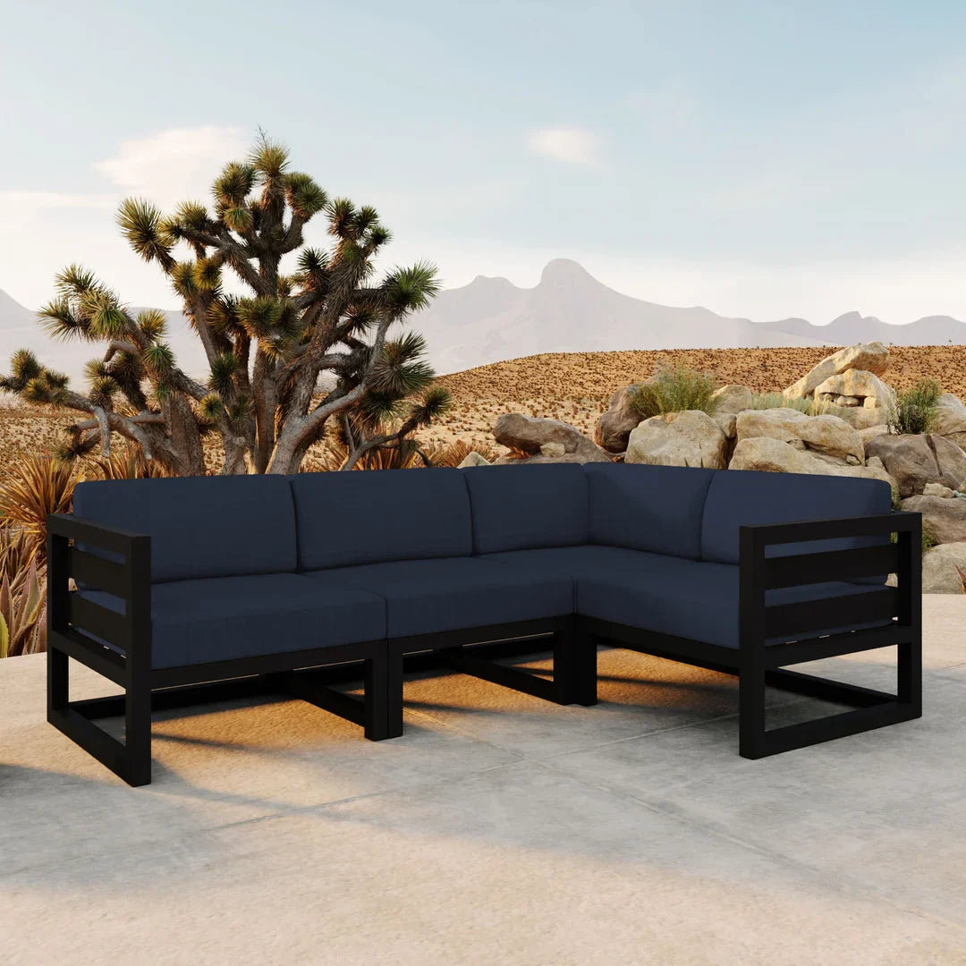 Avion 4 Piece Aluminum Sectional Set