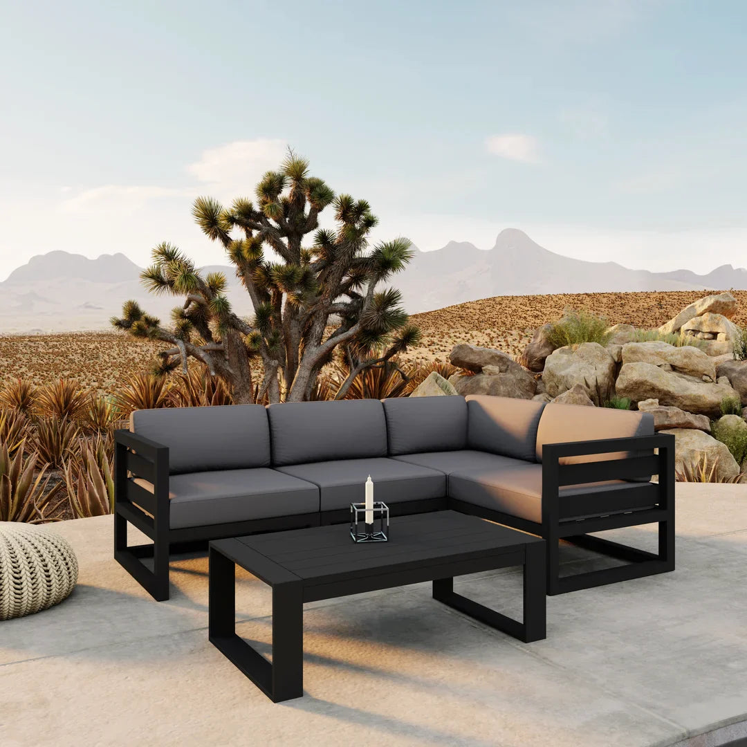 Avion 5 Piece Aluminum Sectional Set