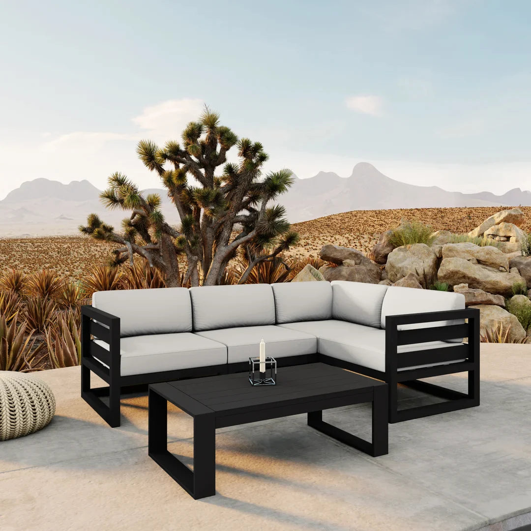 Avion 5 Piece Aluminum Sectional Set