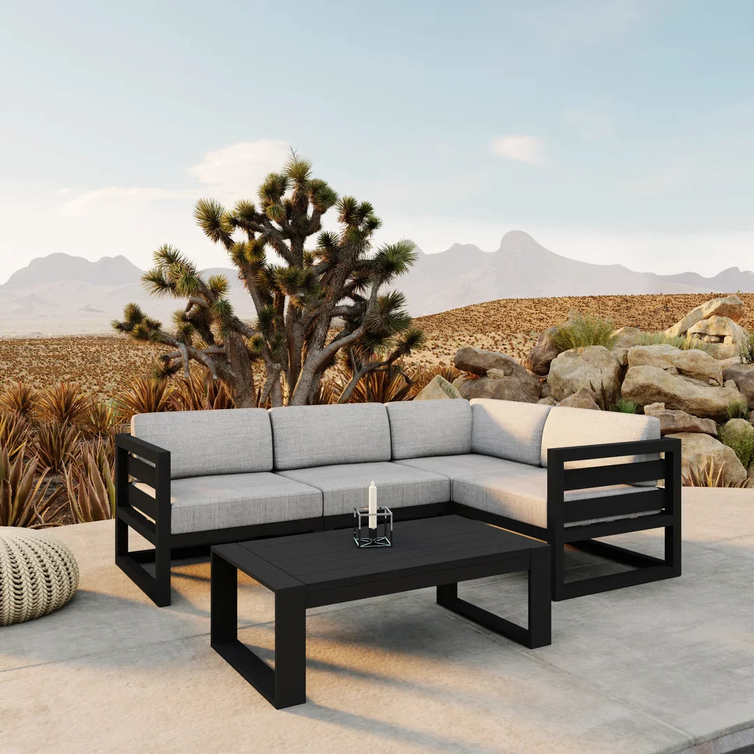 Avion 5 Piece Aluminum Sectional Set
