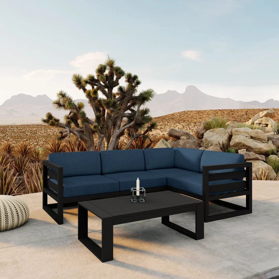 Avion 5 Piece Aluminum Sectional Set