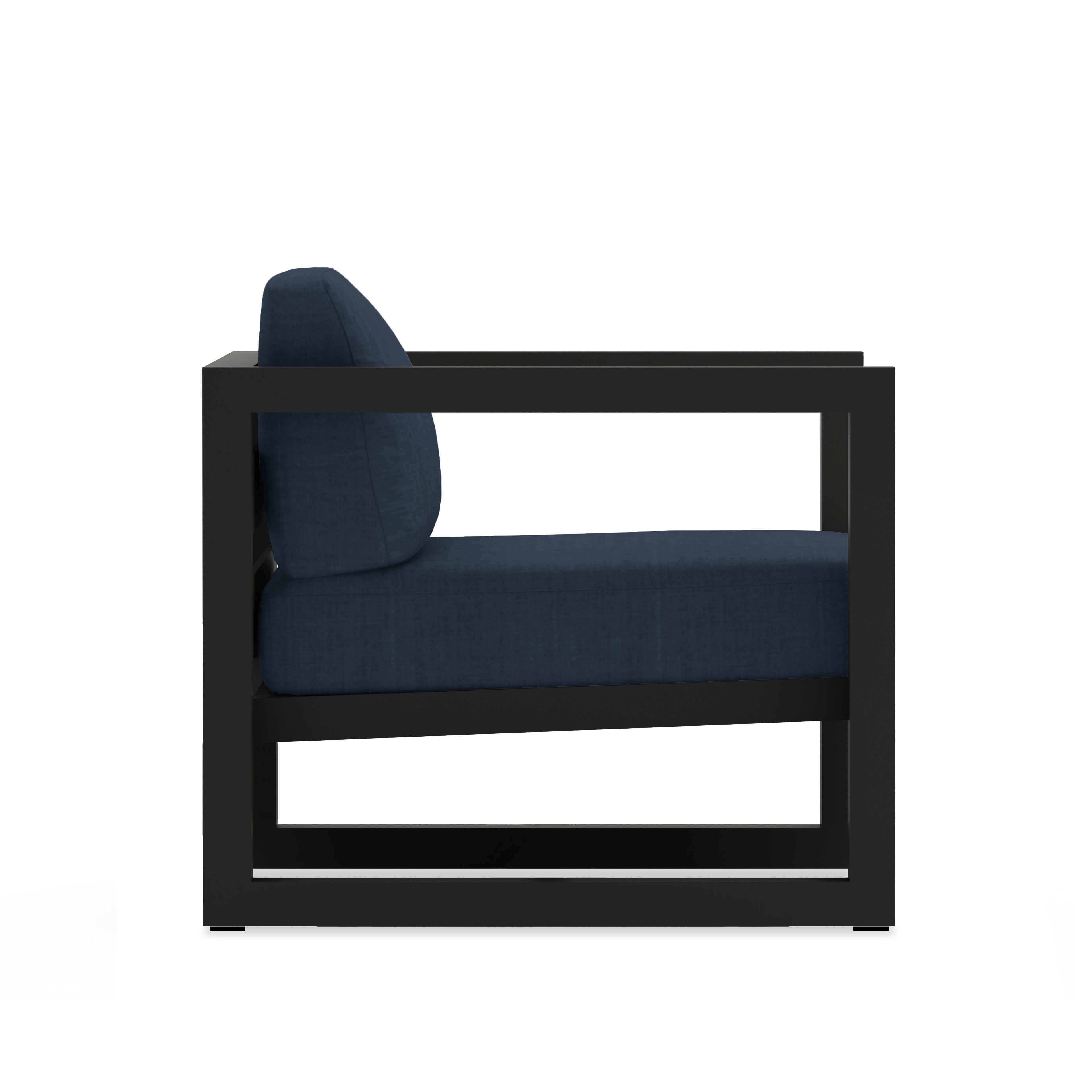 Avion Club Chair - Black - Spectrum Indigo