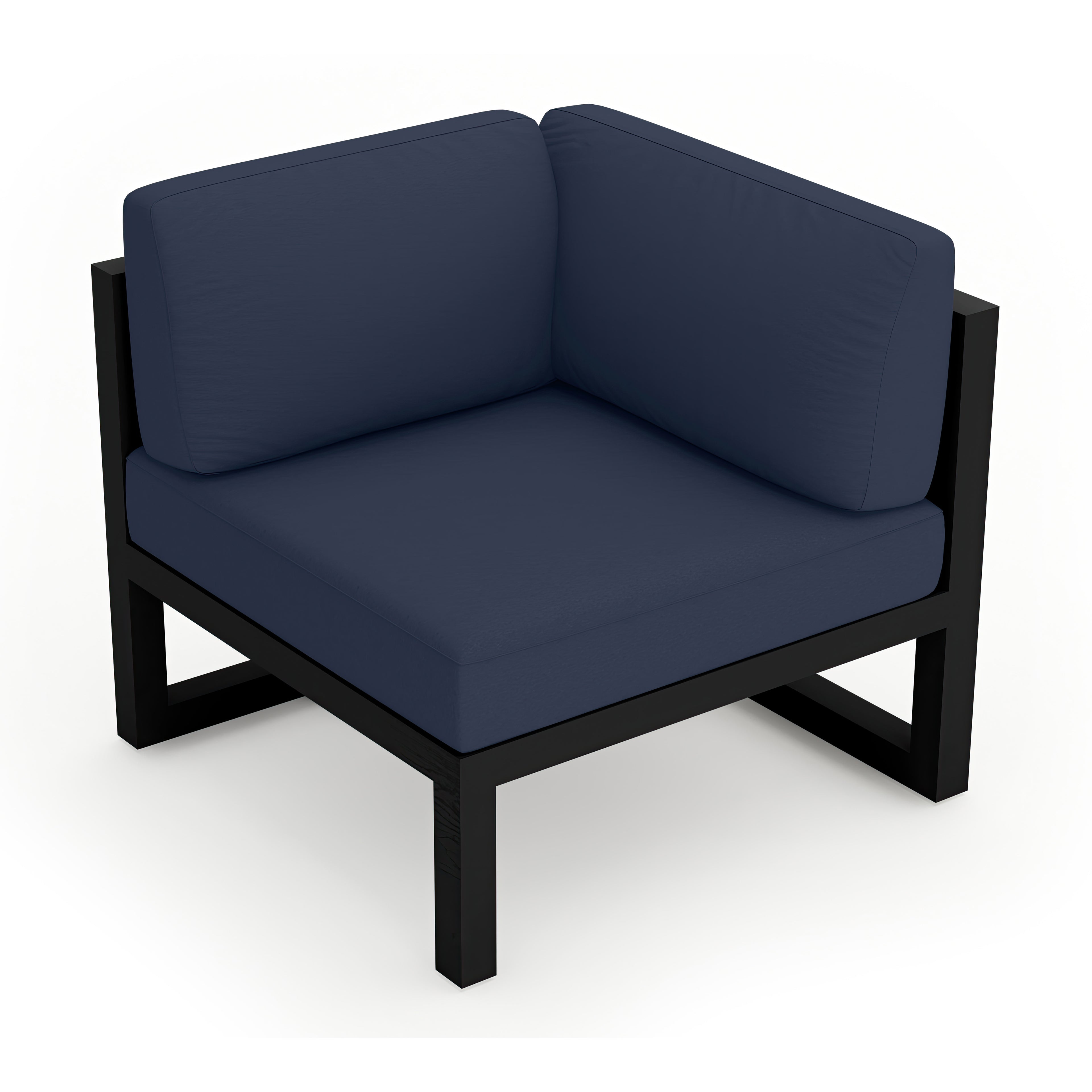 Avion Corner Section - Black - Spectrum Indigo