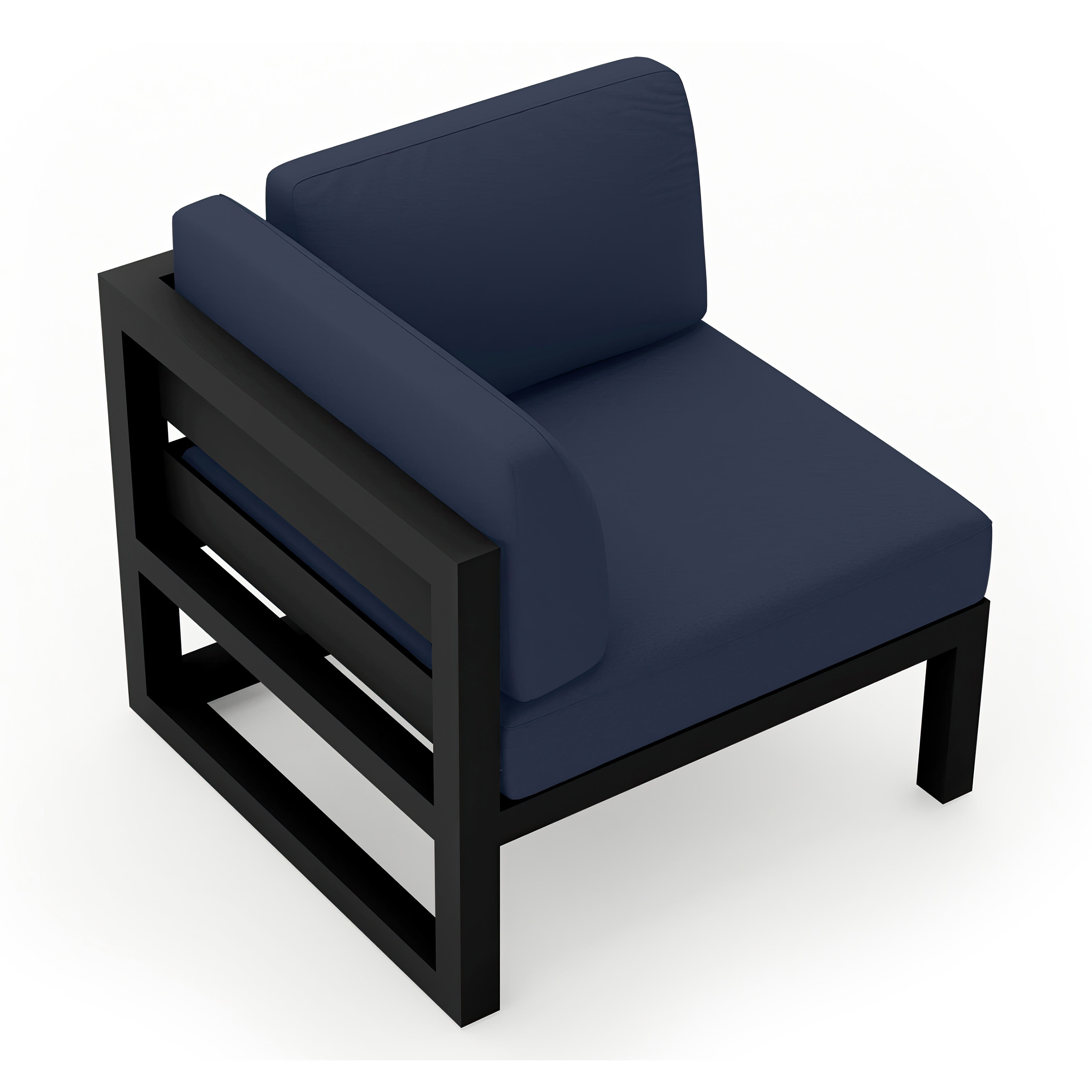 Avion Corner Section - Black - Spectrum Indigo