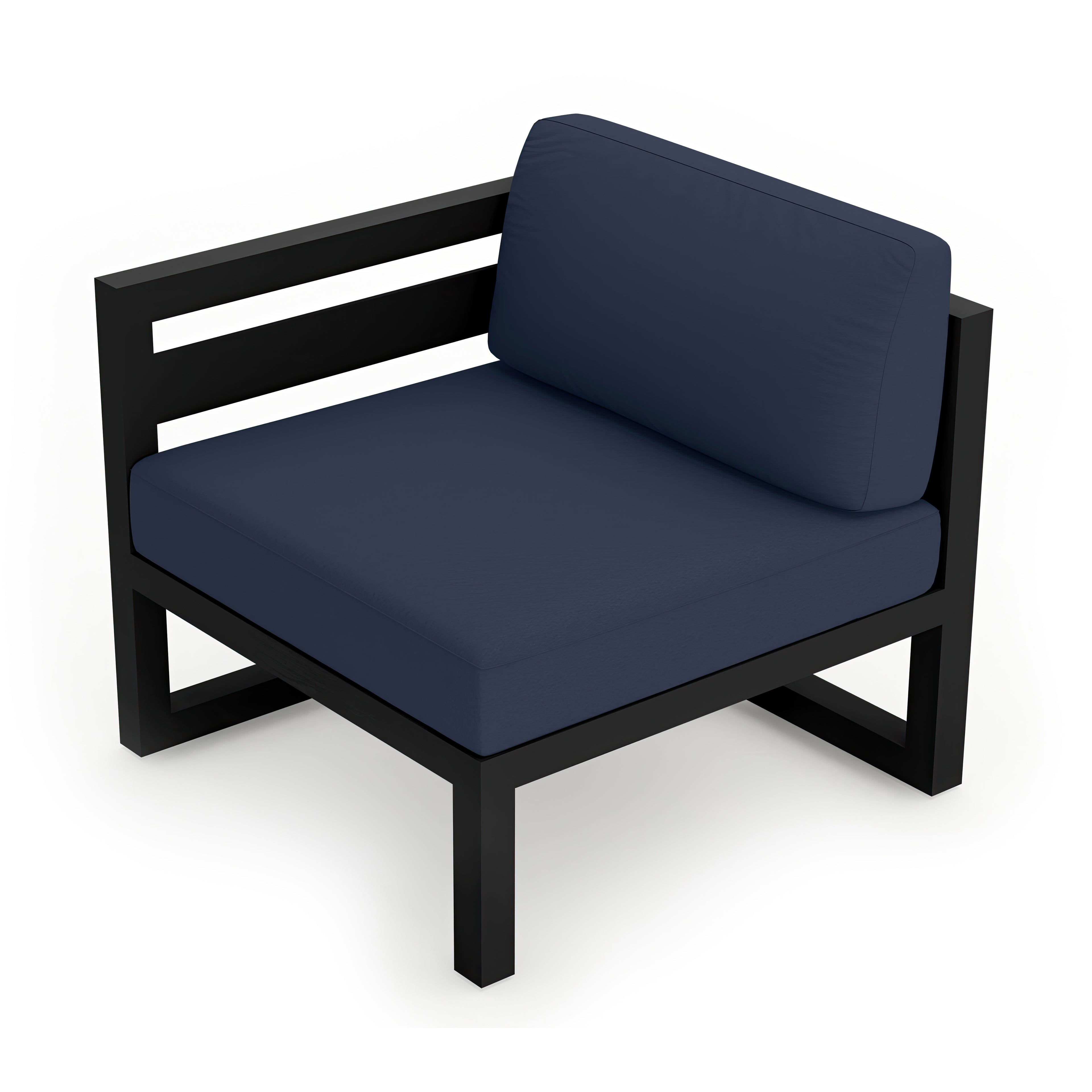 Avion Left Arm Section - Black - Spectrum Indigo