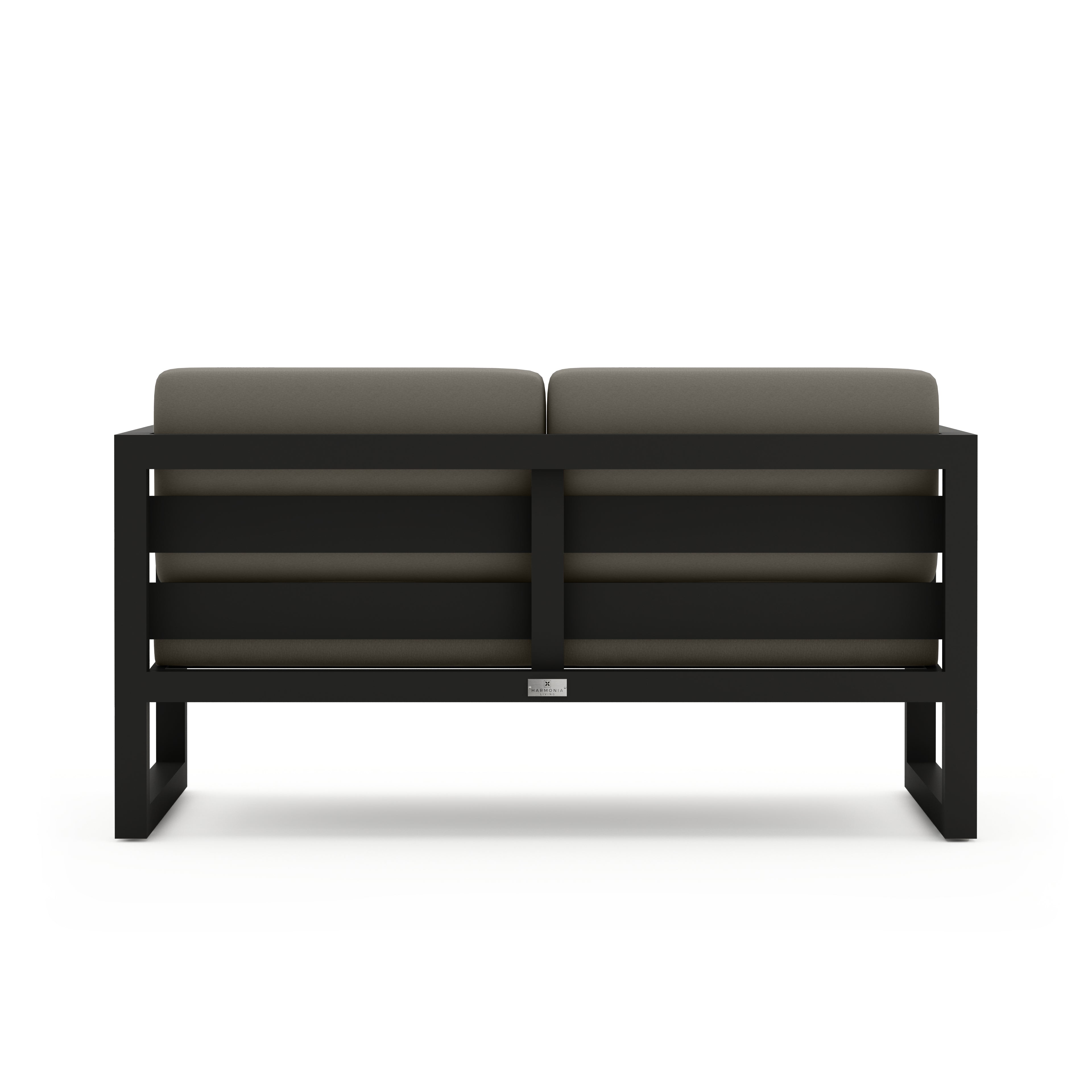 Avion Loveseat - Black - Canvas Charcoal