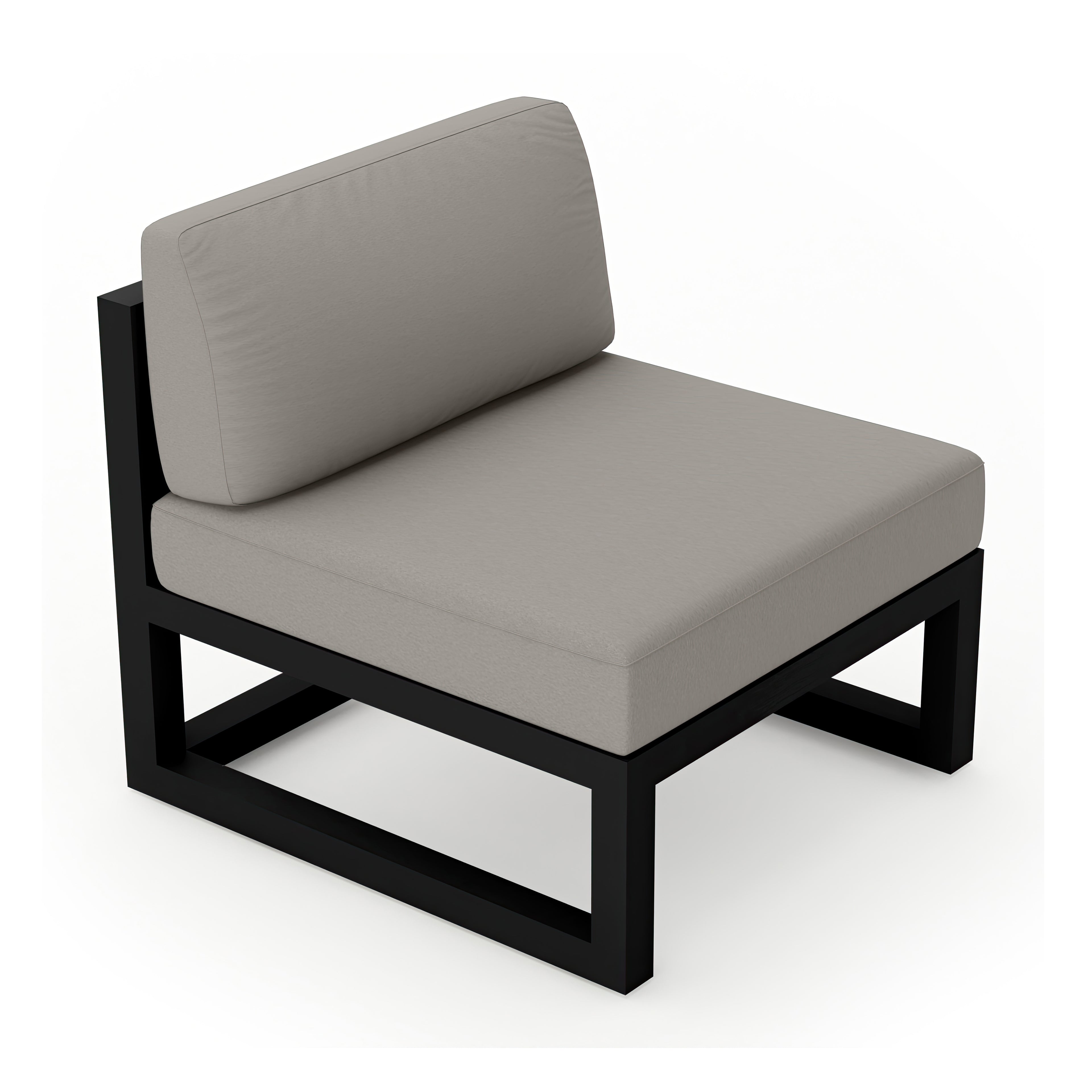 Avion Middle Section - Black - Canvas Charcoal