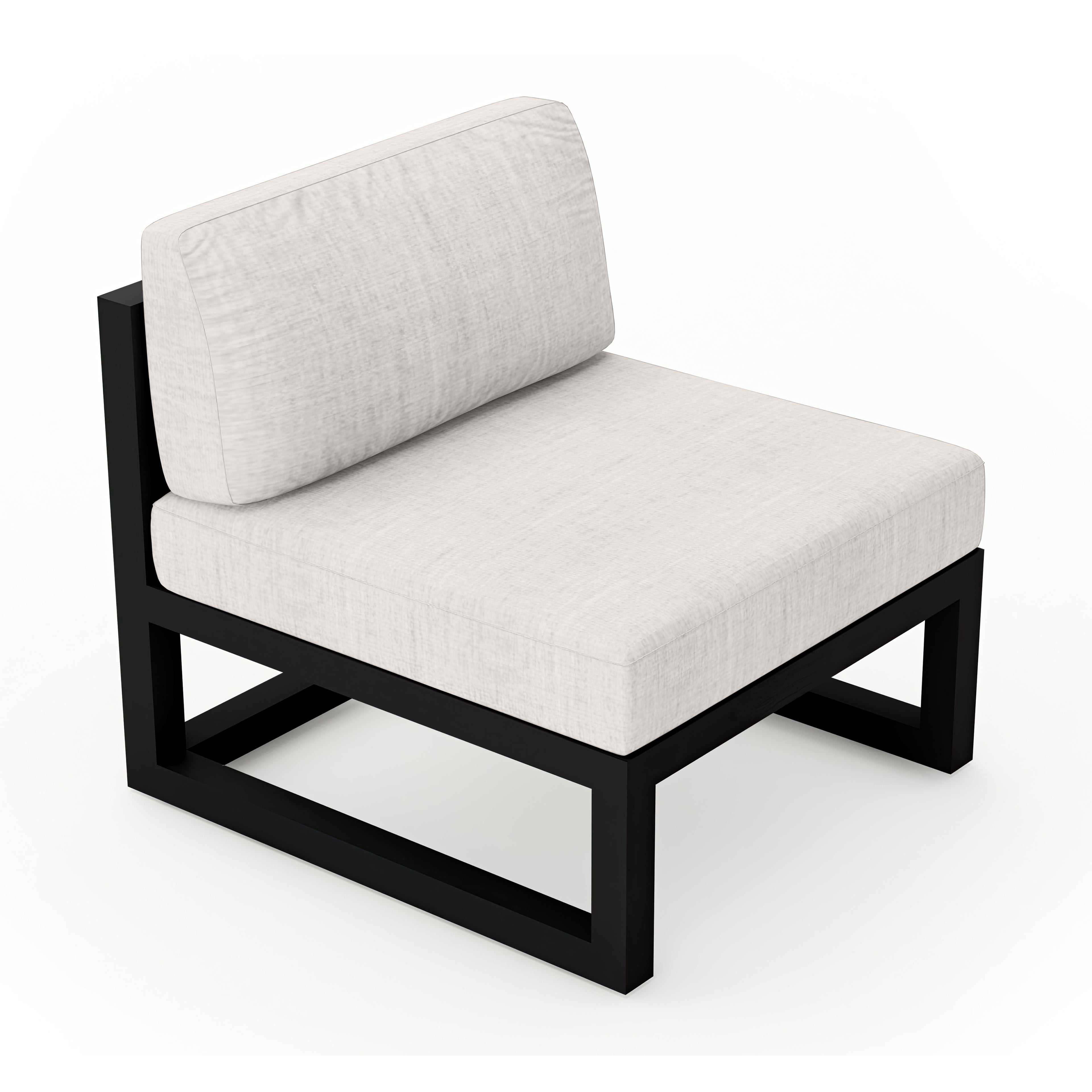 Avion Middle Section - Black - Cast Silver