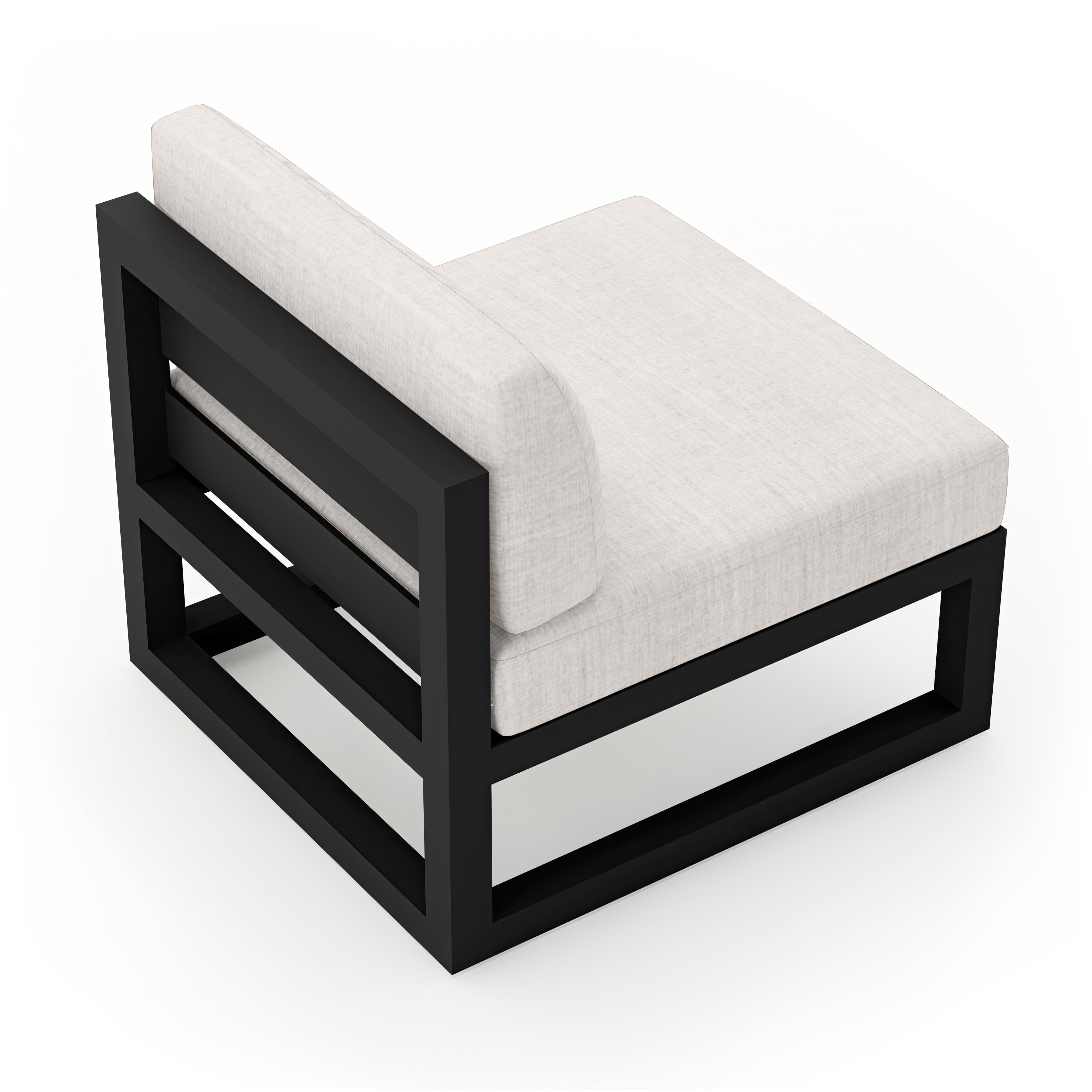 Avion Middle Section - Black - Cast Silver