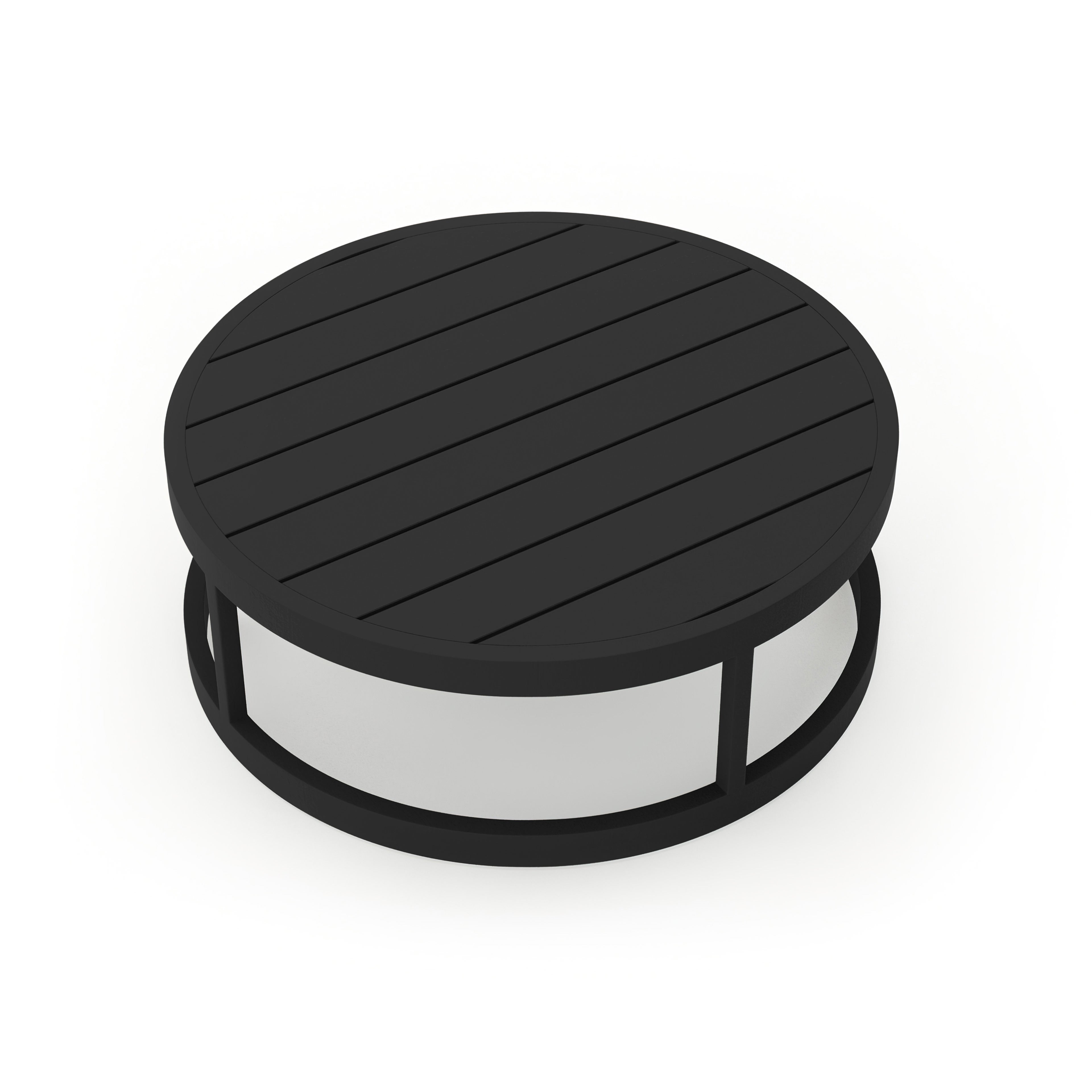 Avion Round Coffee Table - Slate
