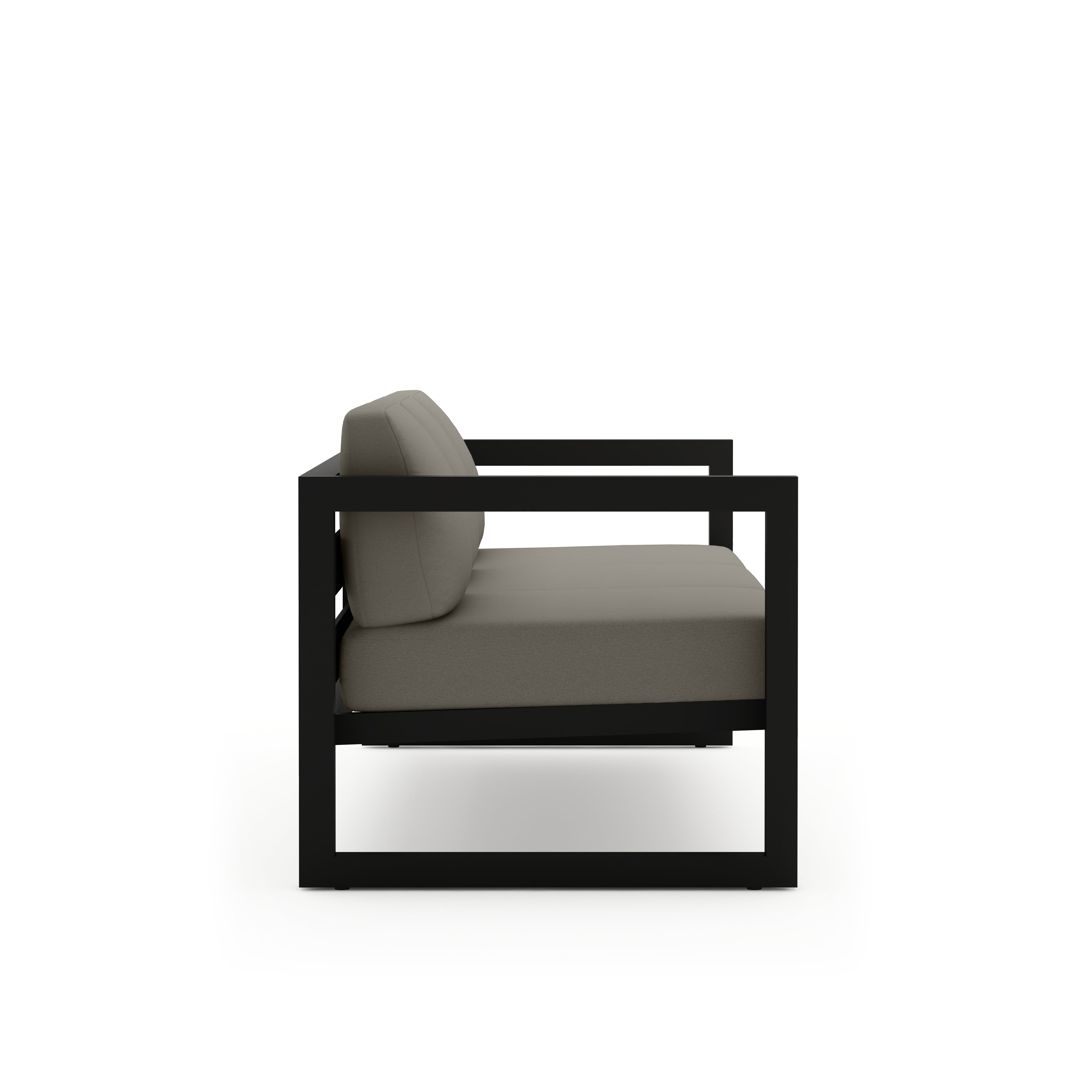 Avion Sofa - Black - Canvas Charcoal