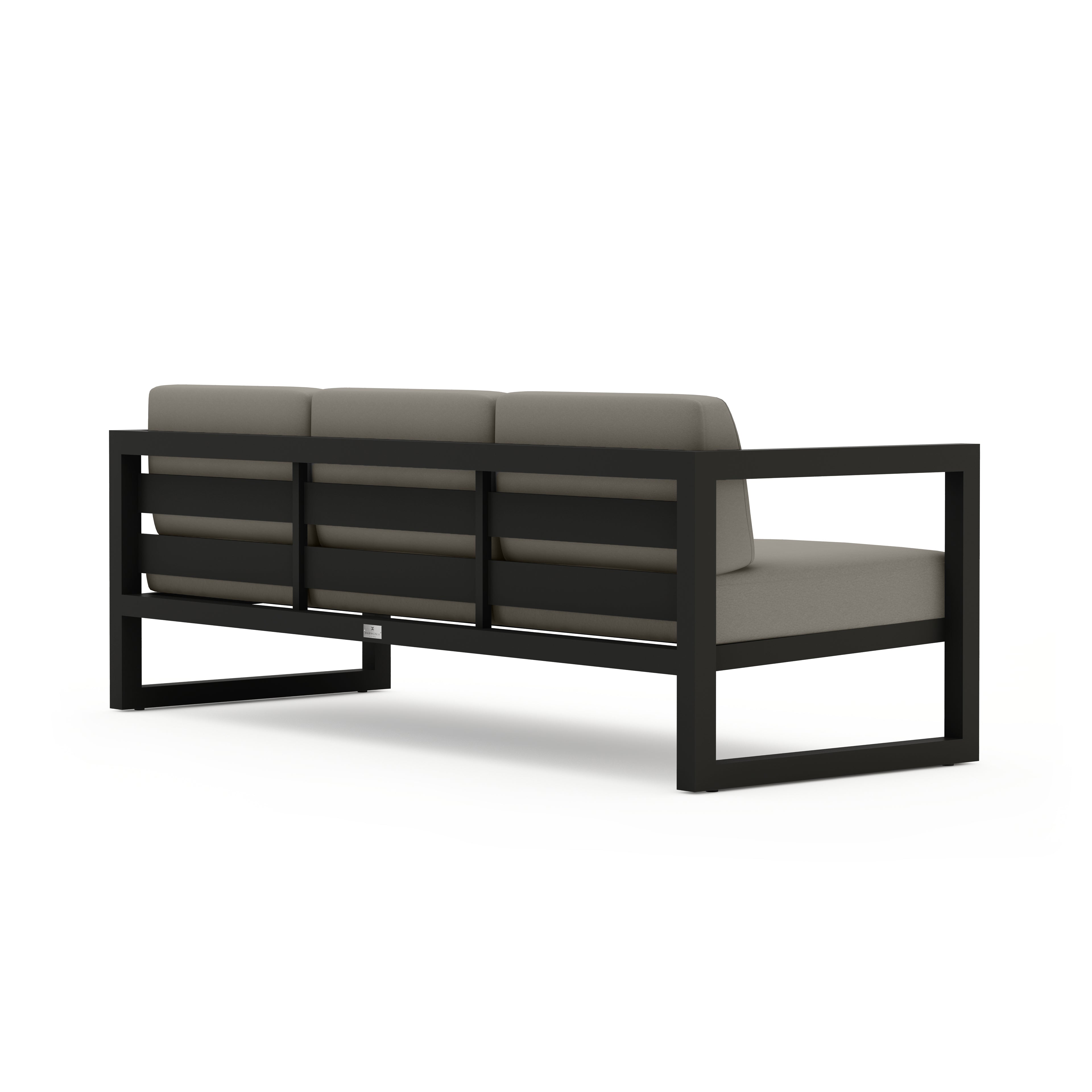 Avion Sofa - Black - Canvas Charcoal