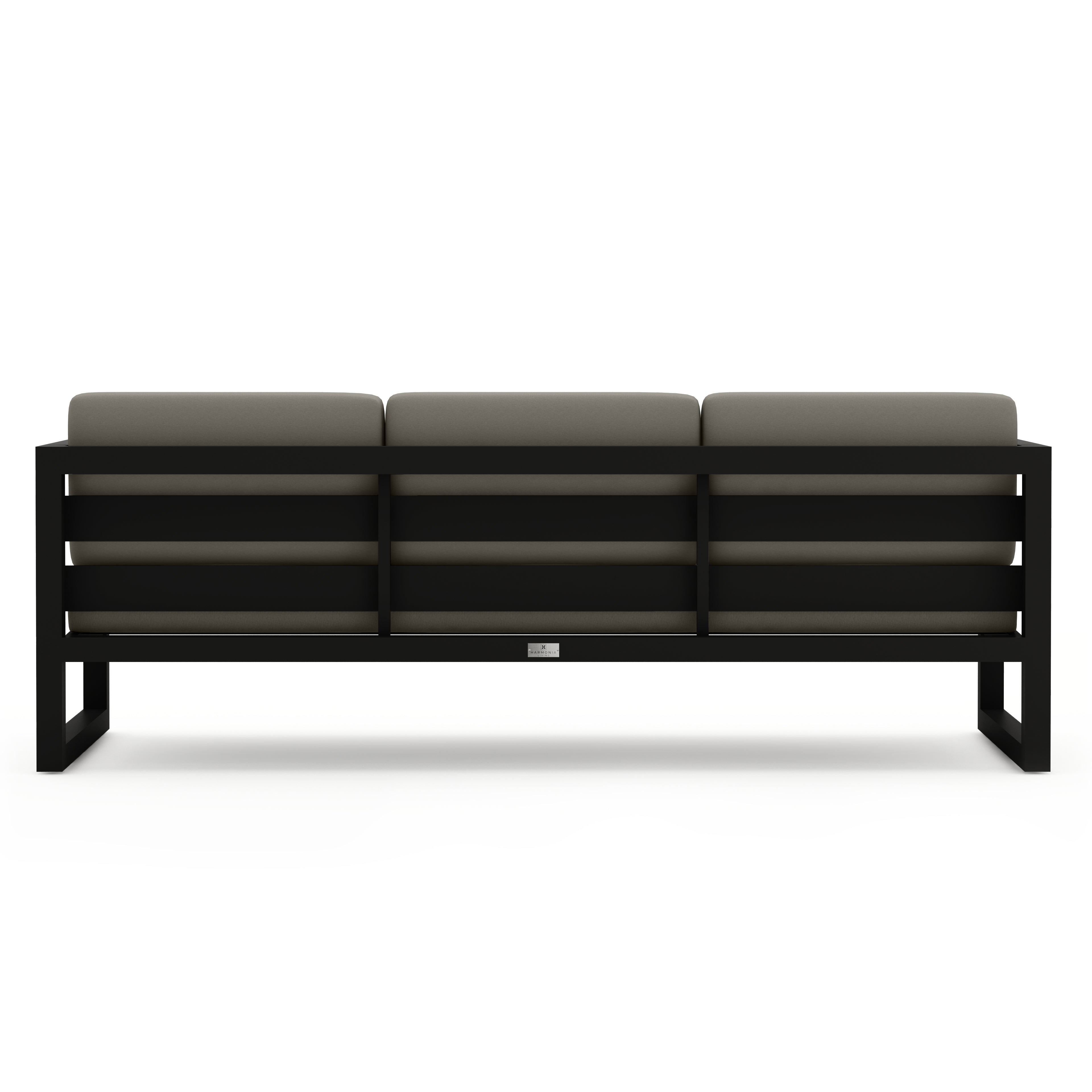 Avion Sofa - Black - Canvas Charcoal