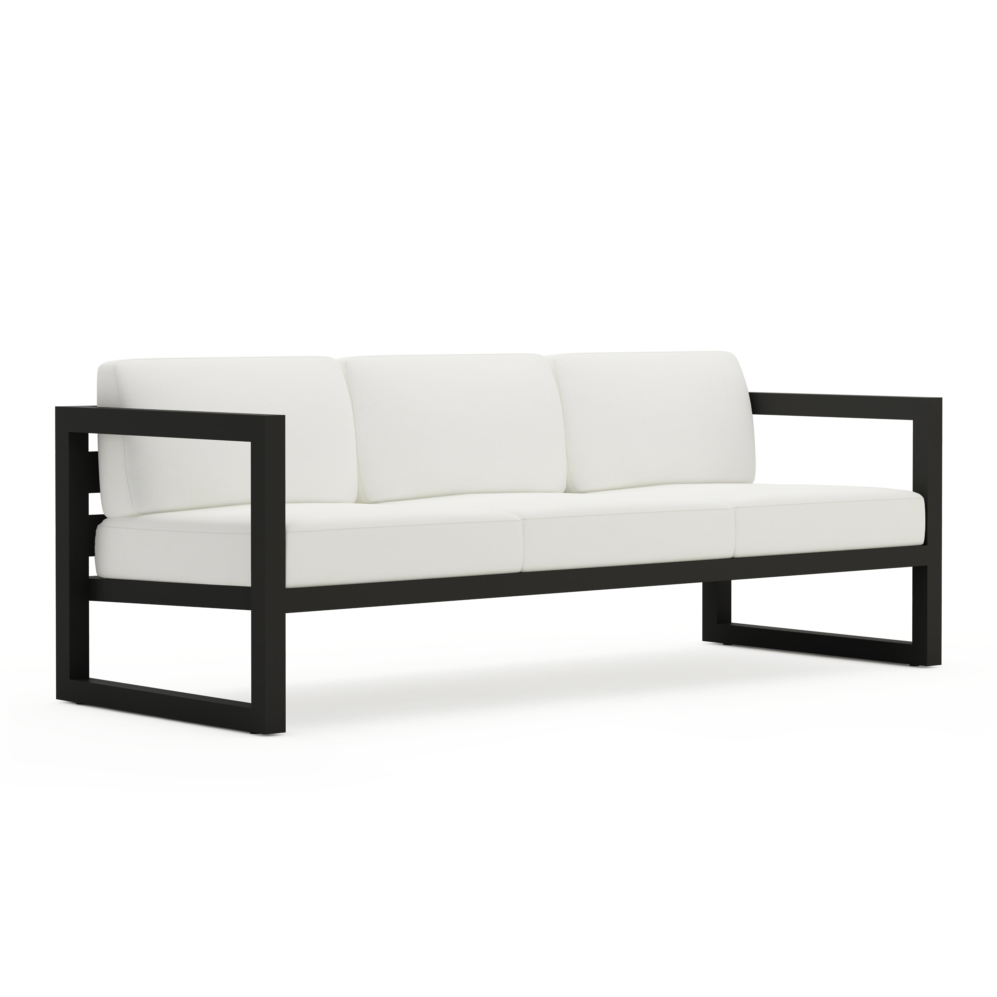 Avion Sofa - Black - Canvas Natural