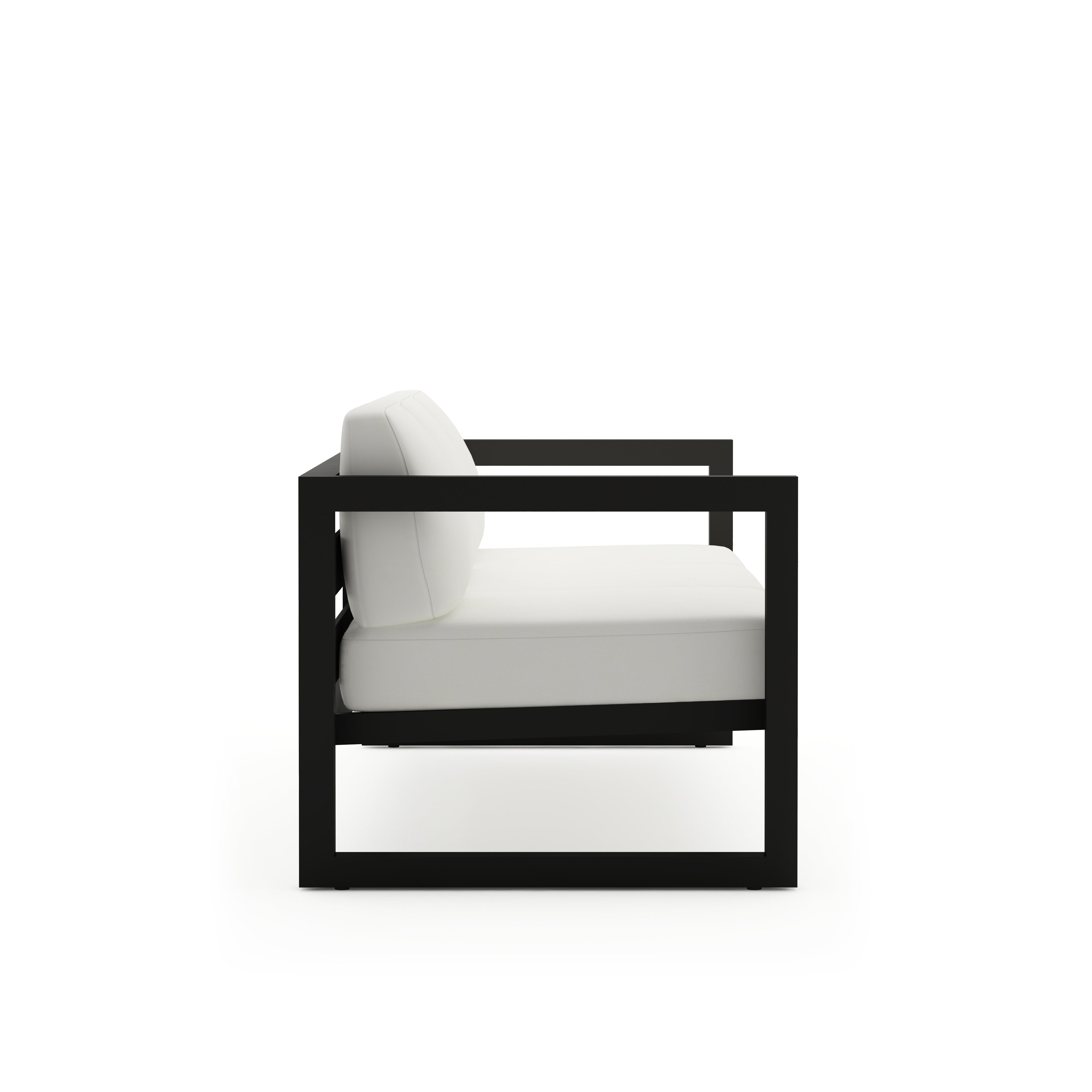 Avion Sofa - Black - Canvas Natural