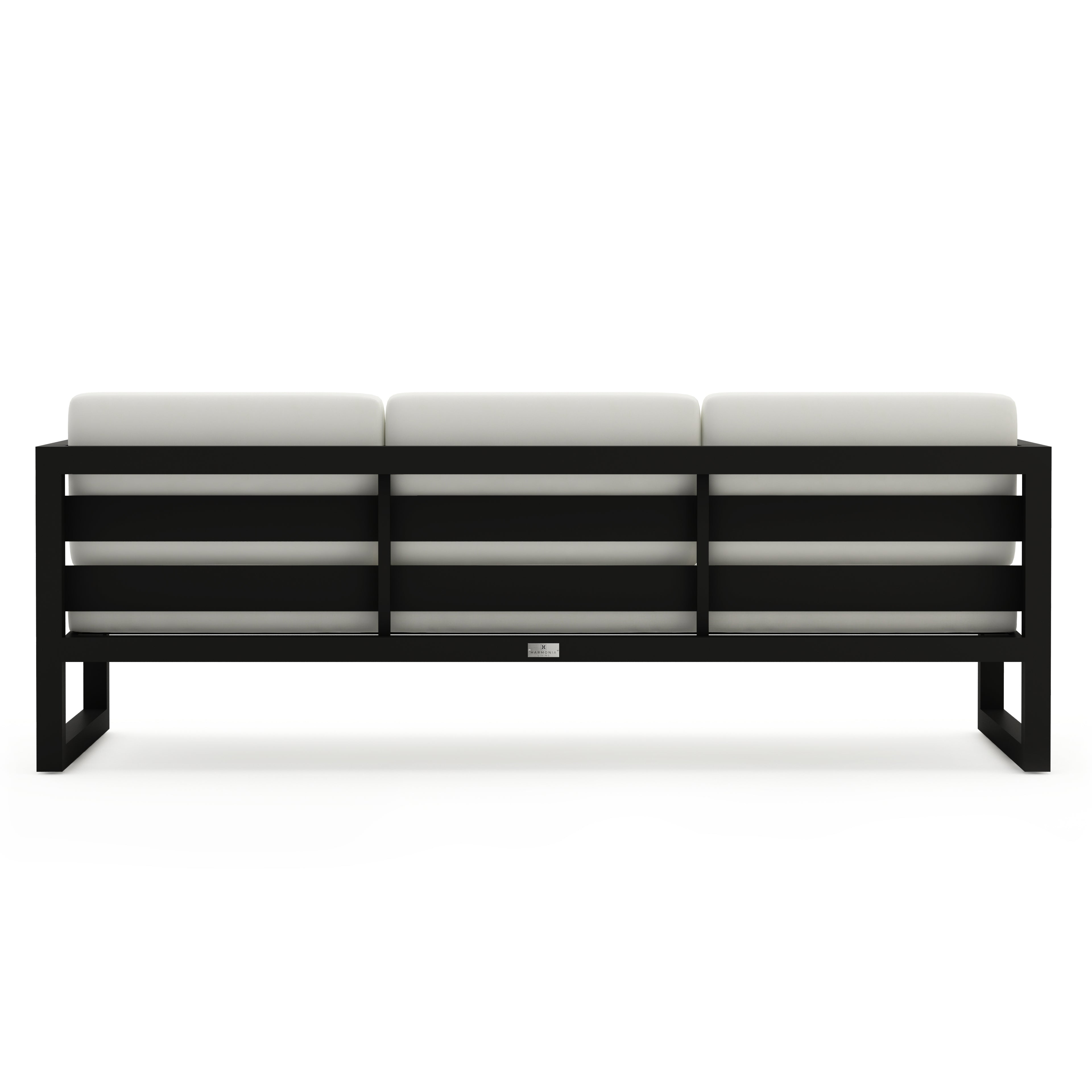 Avion Sofa - Black - Canvas Natural