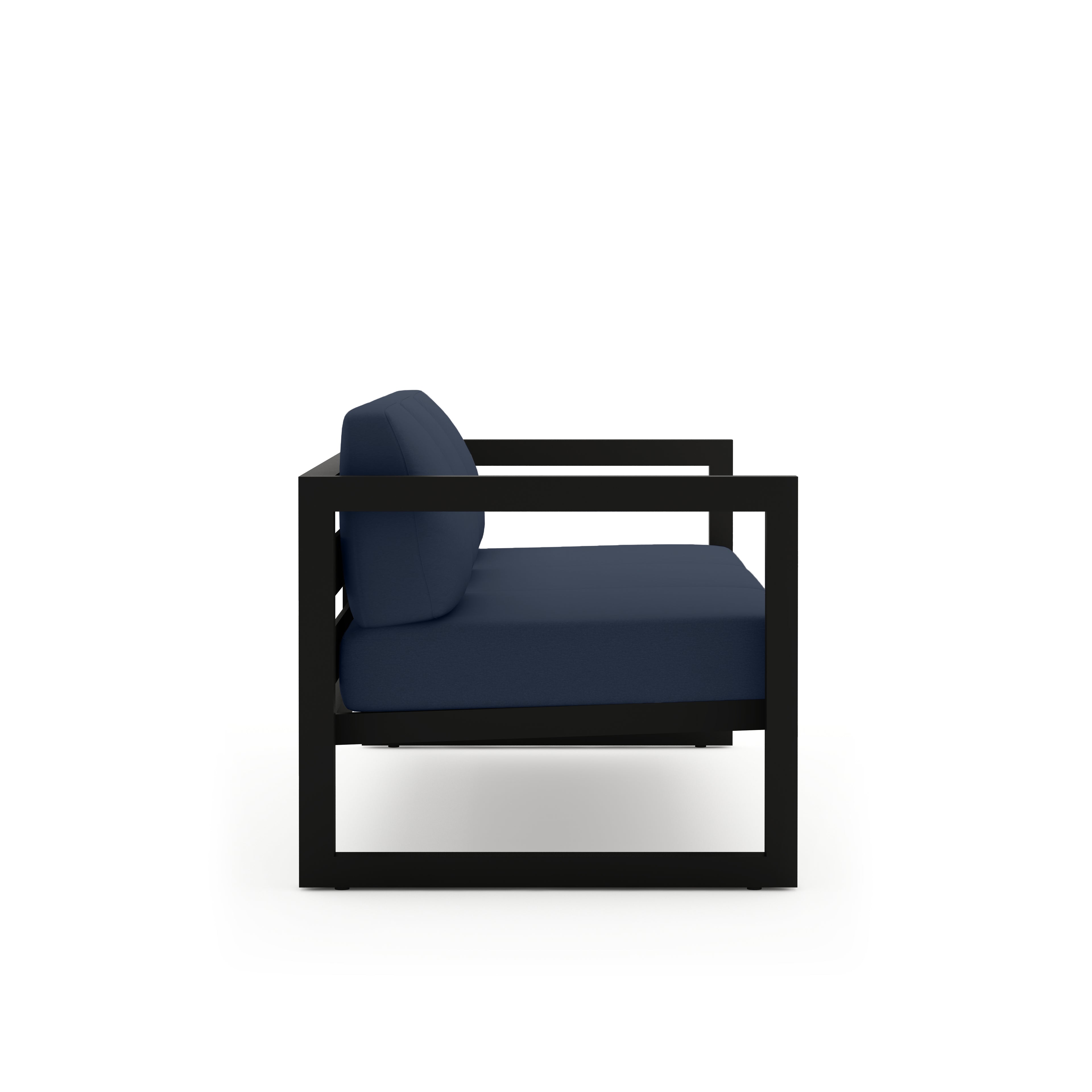 Avion Sofa - Black - Spectrum Indigo