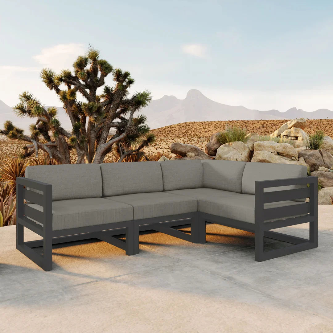 Avion 4 Piece Aluminum Sectional Set