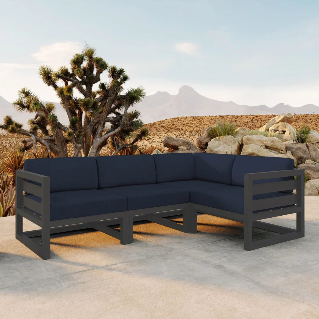 Avion 4 Piece Aluminum Sectional Set