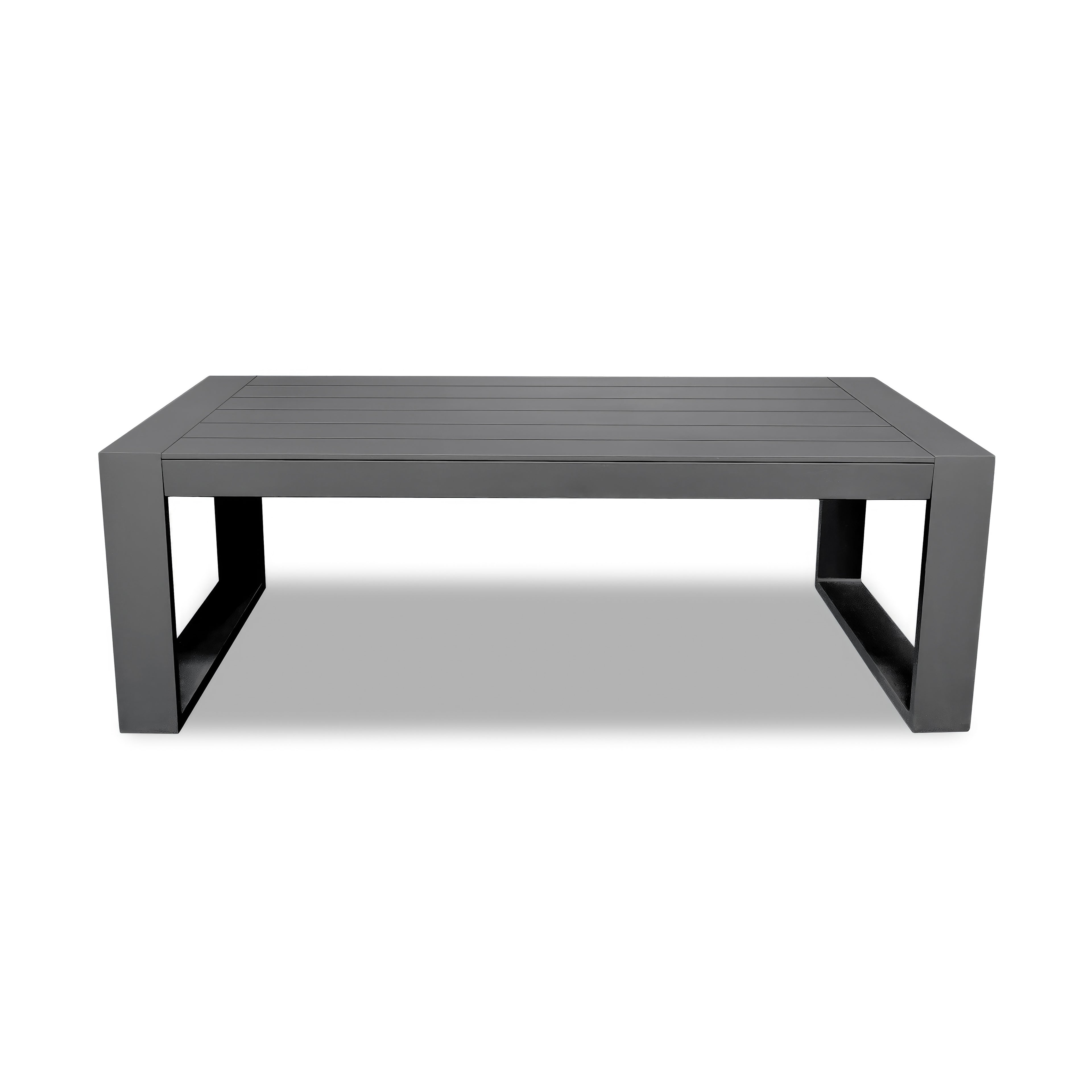 Avion 7 Piece Aluminum Sectional Set#Finish_Slate