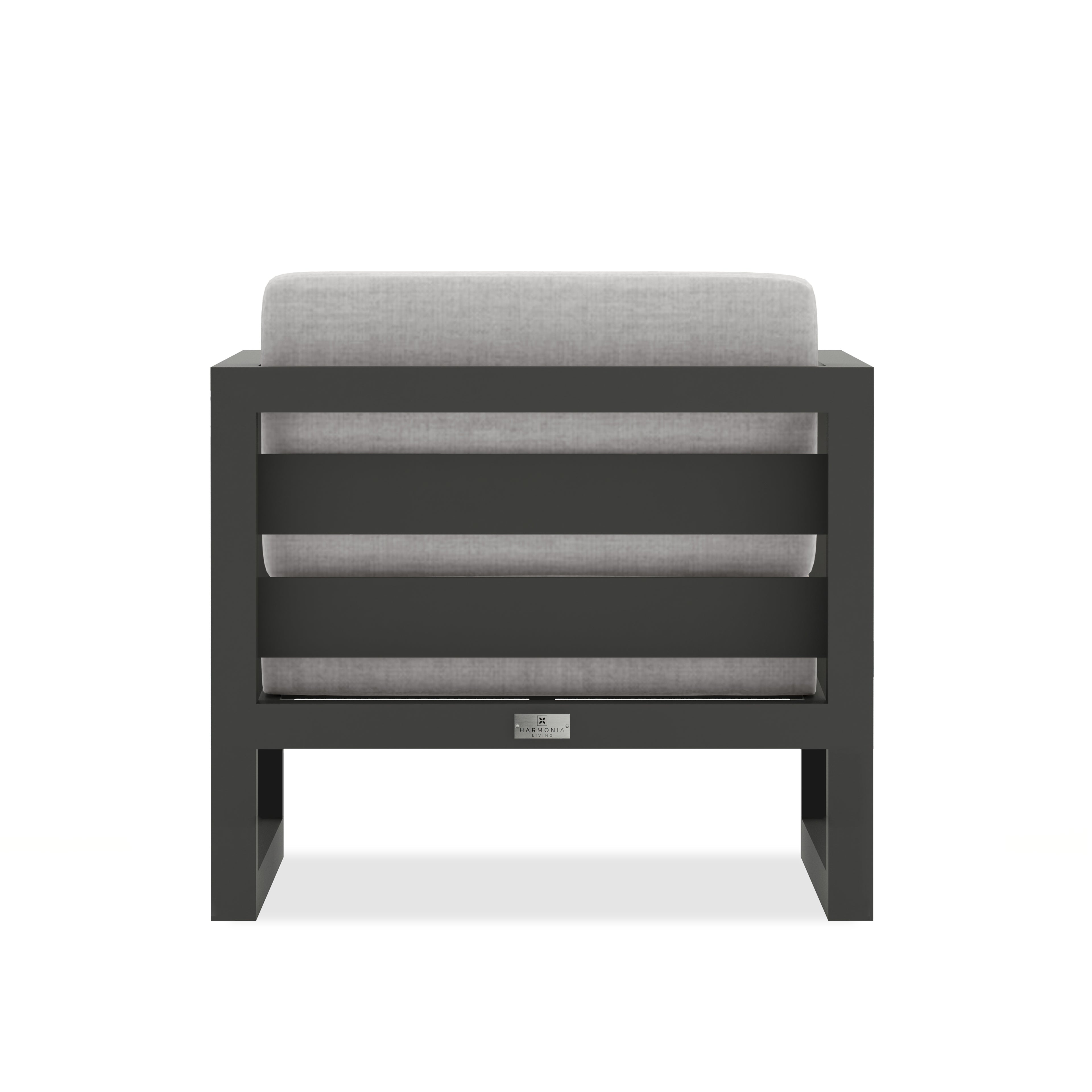 Avion Club Chair - Slate - Cast Silver