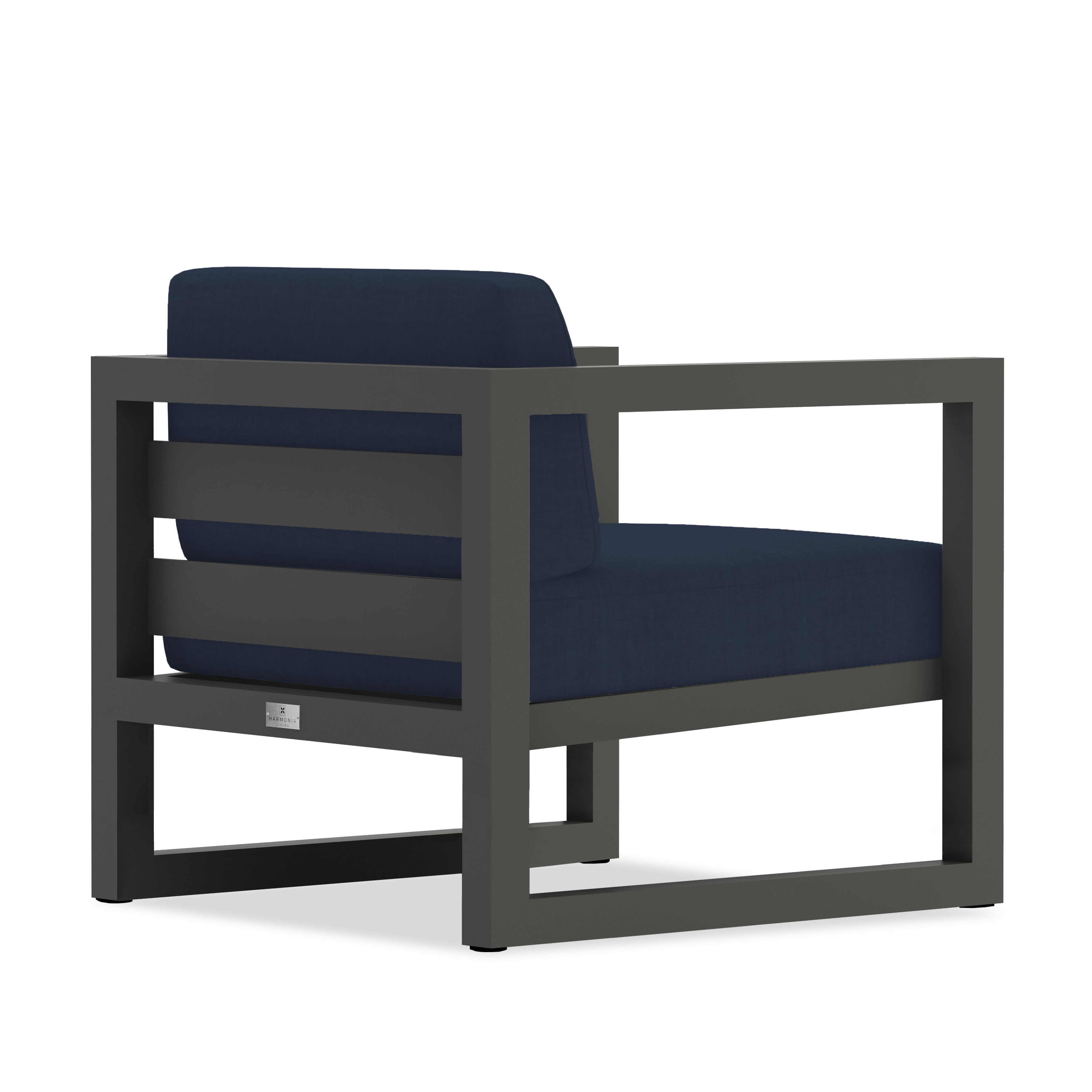Avion Club Chair - Slate - Spectrum Indigo