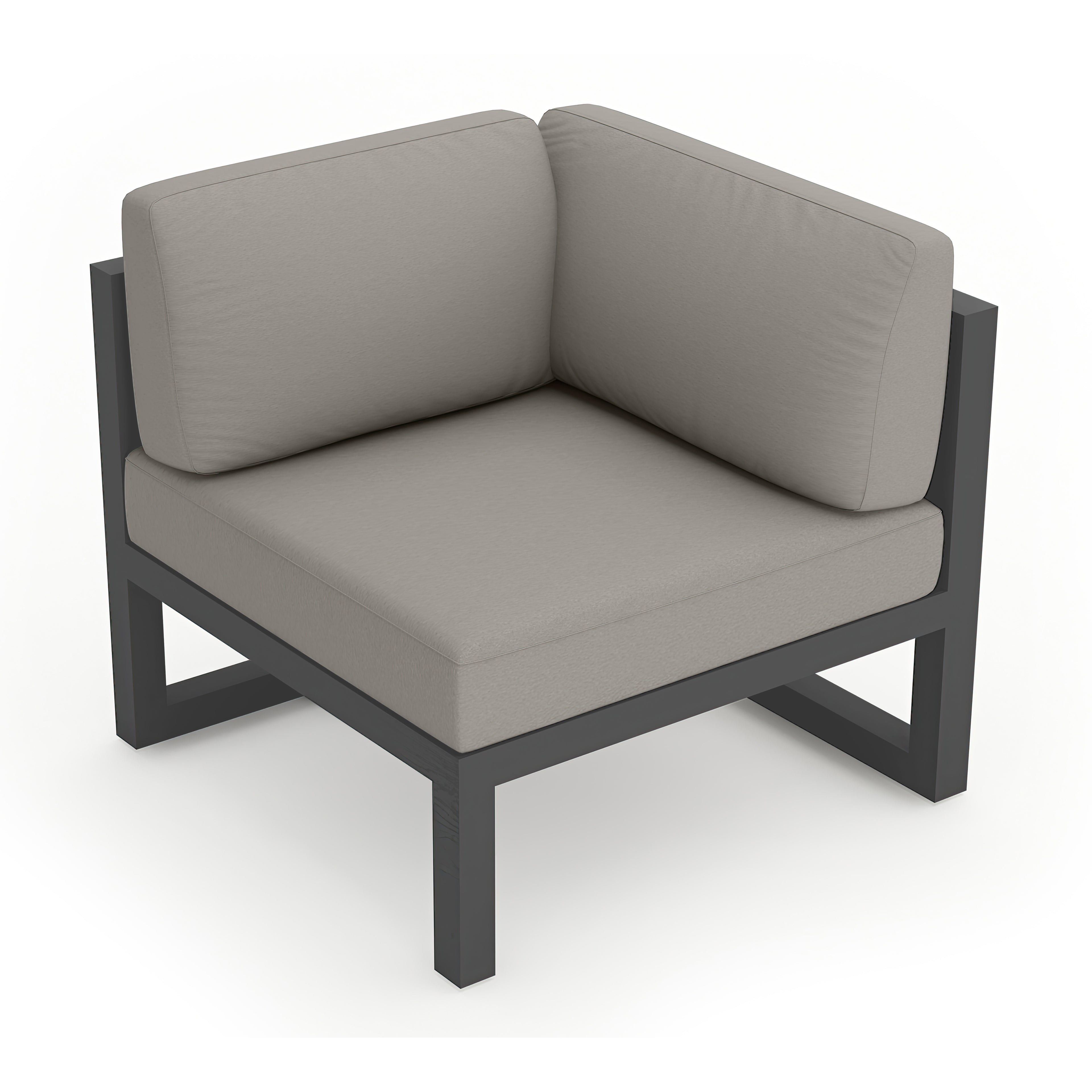 Avion Corner Section - Slate - Canvas Charcoal