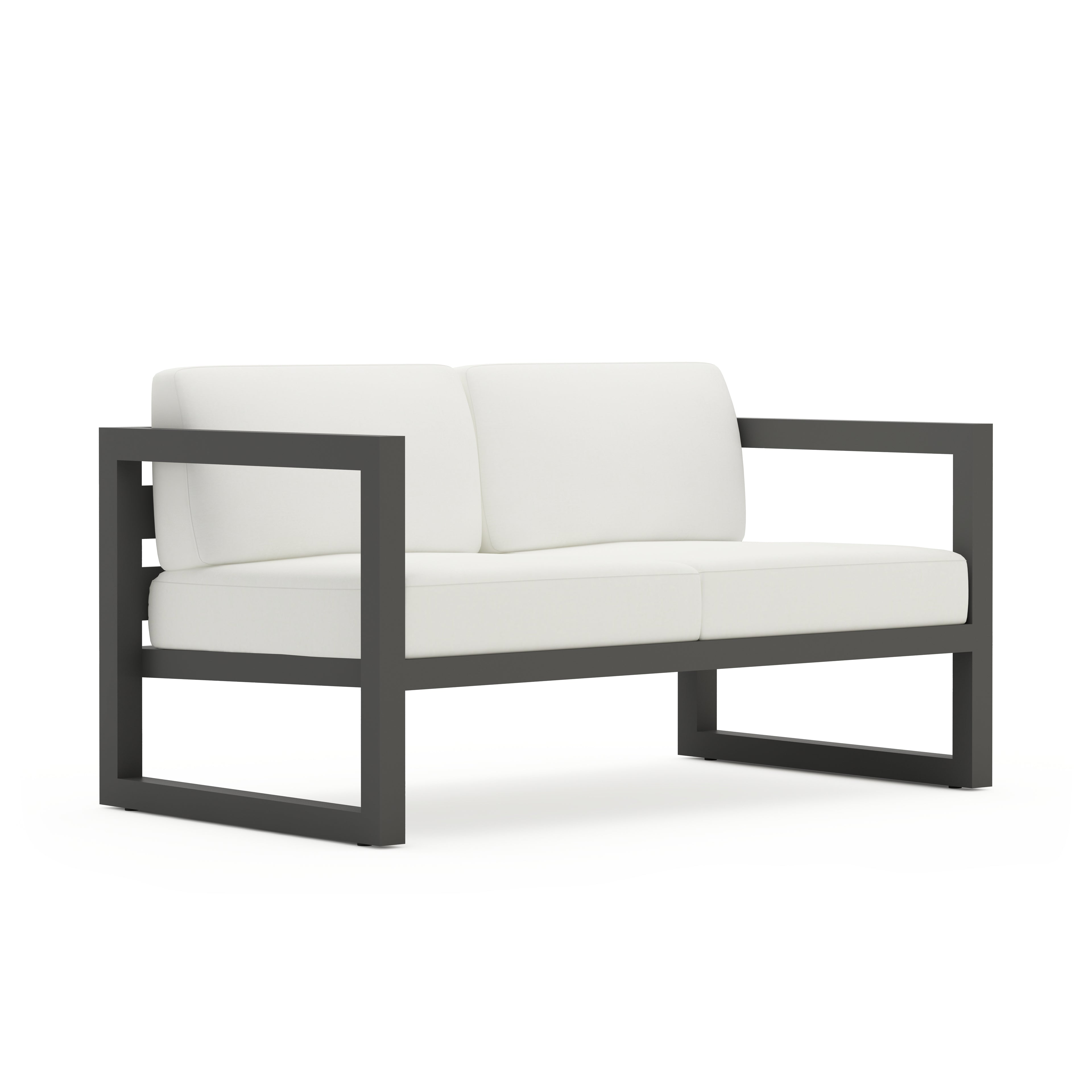 Avion Loveseat - Slate - Canvas Natural