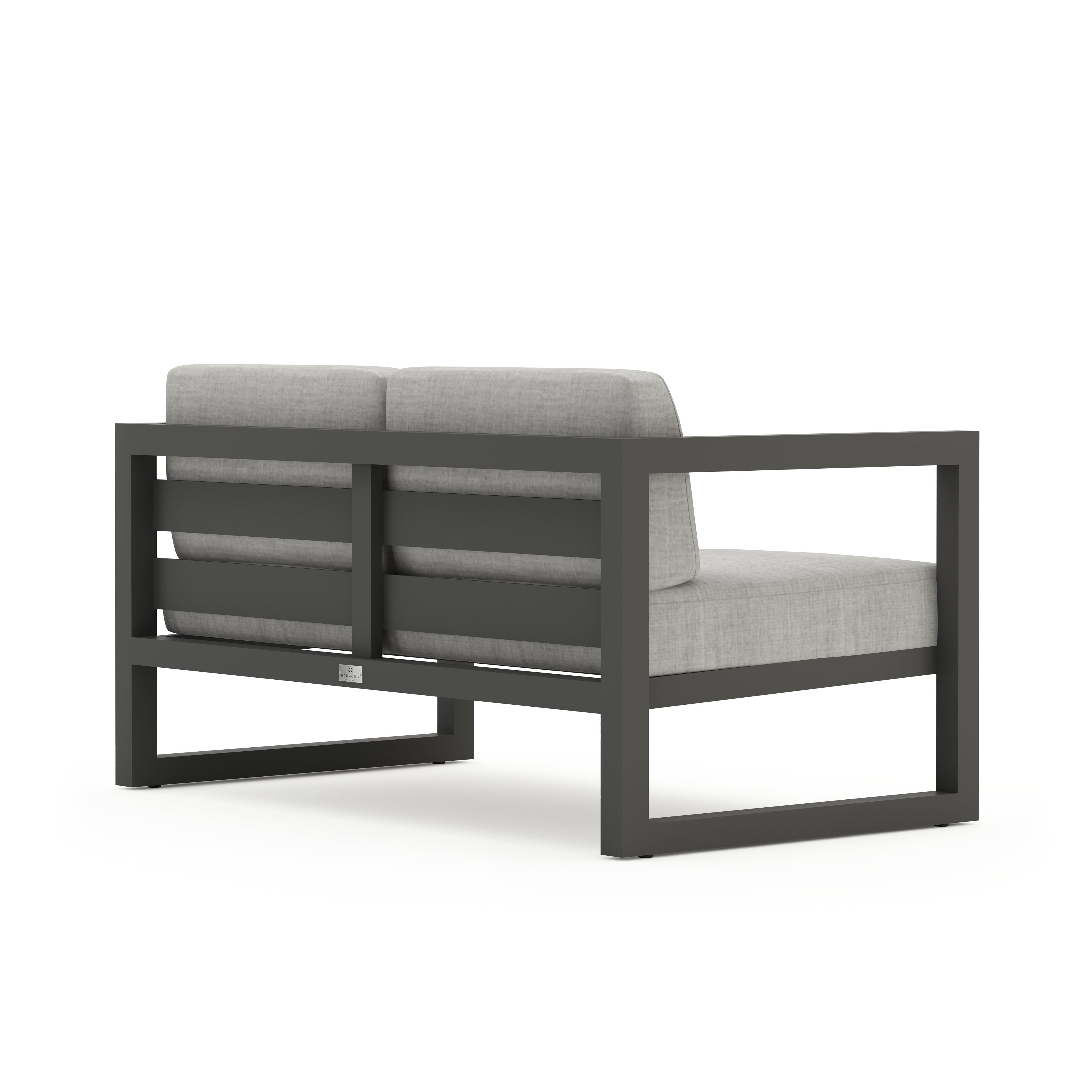 Avion Loveseat - Slate - Cast Silver