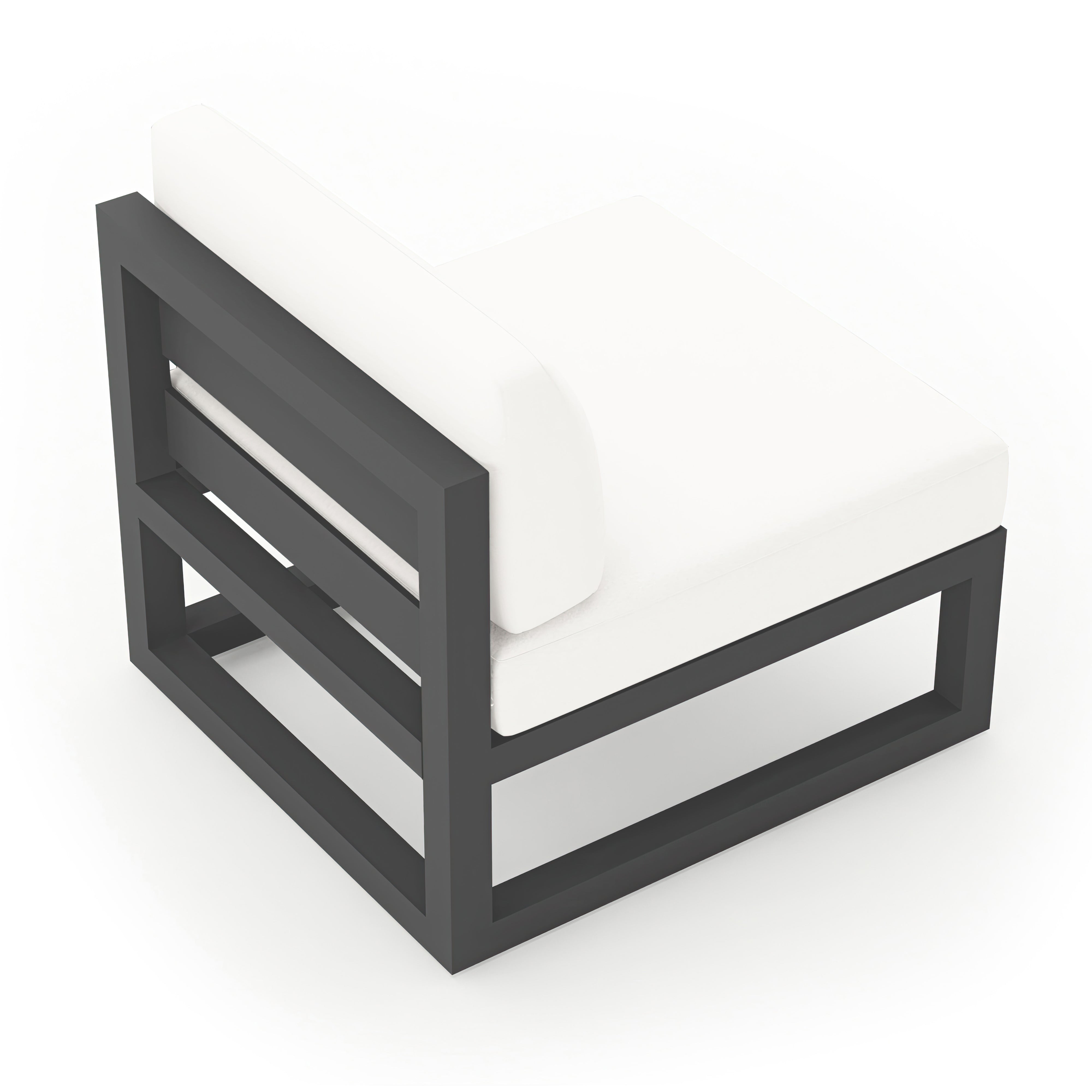 Avion Middle Section - Slate - Canvas Natural