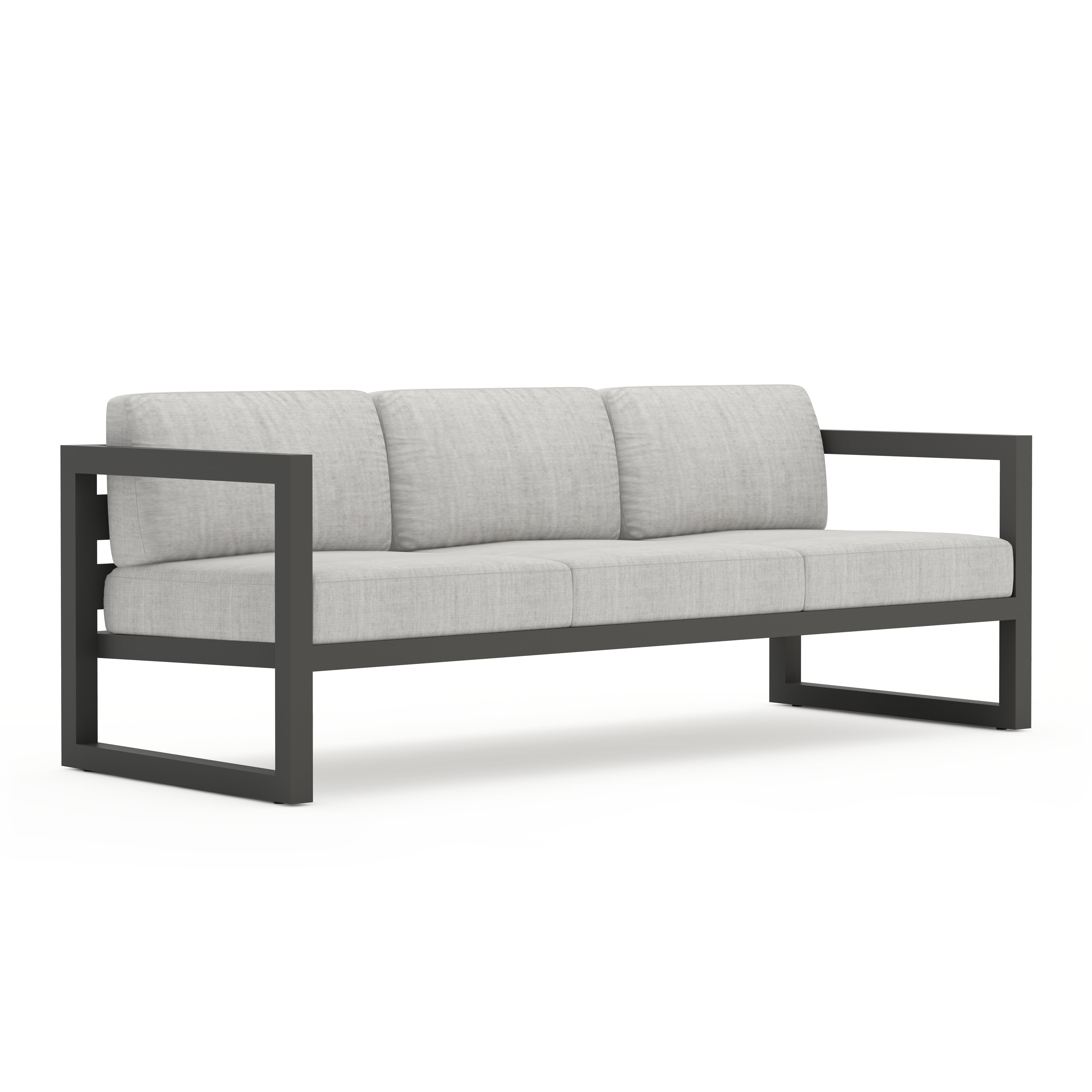 Avion Sofa - Slate - Cast Silver
