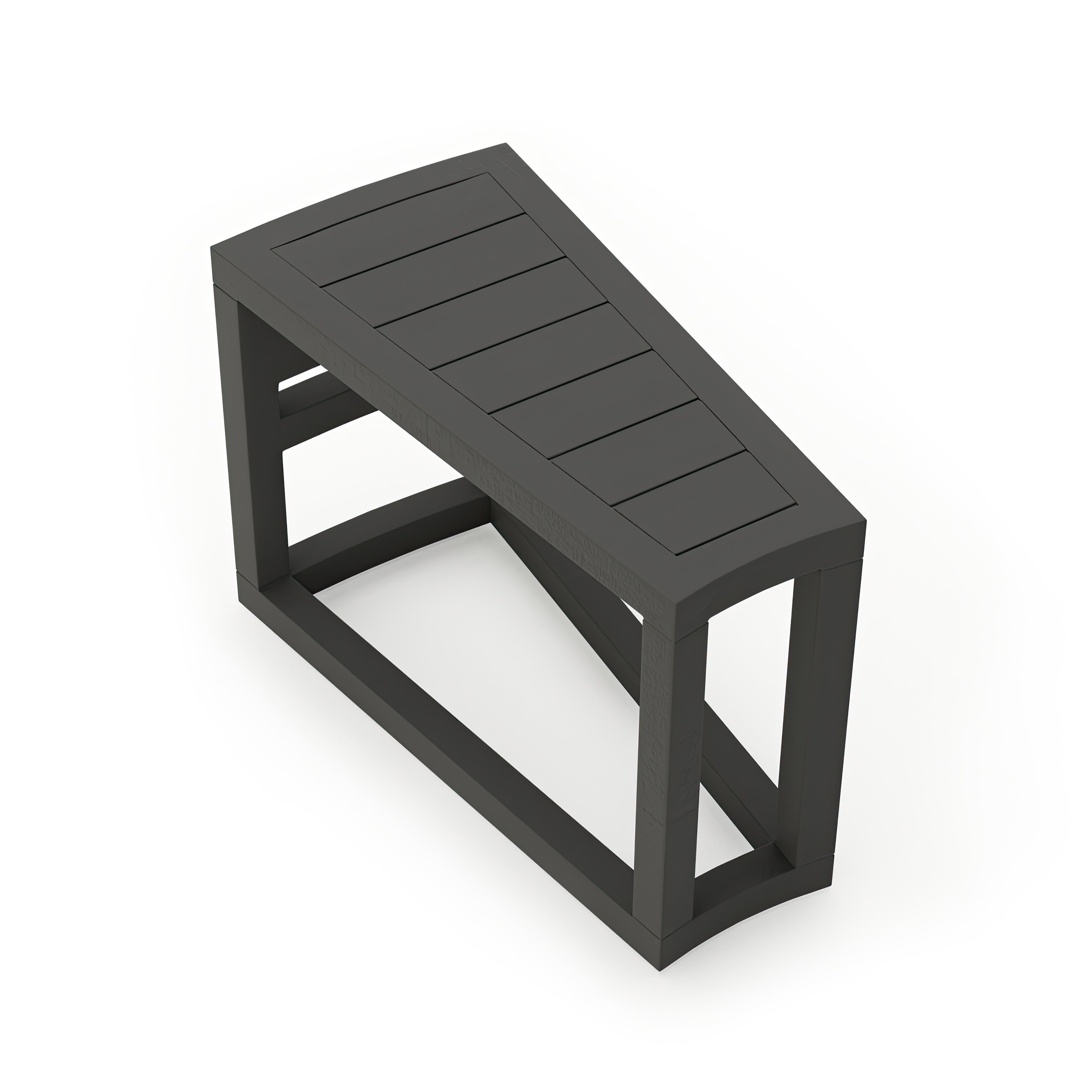 Avion Wedge End Table - Slate