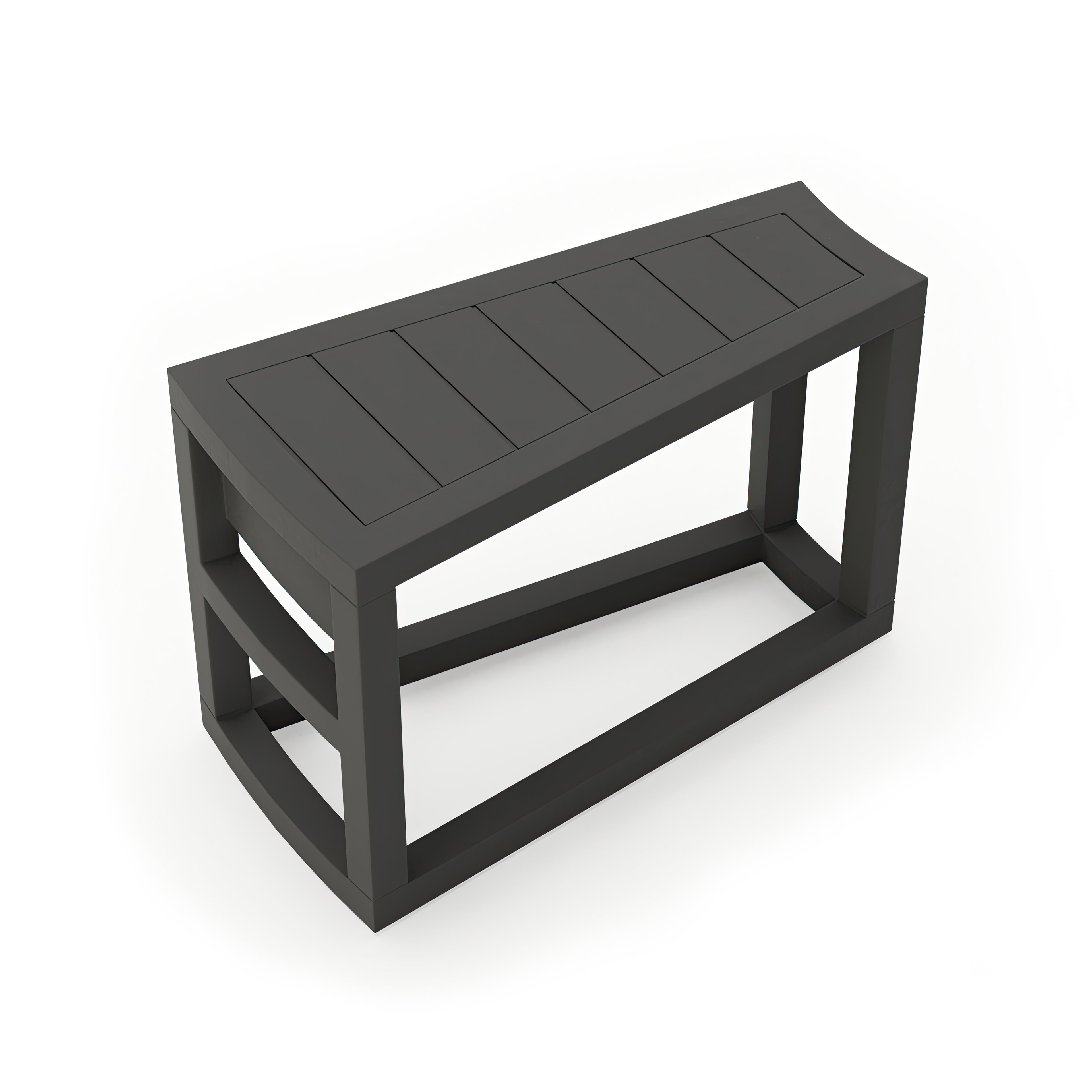 Avion Wedge End Table - Slate