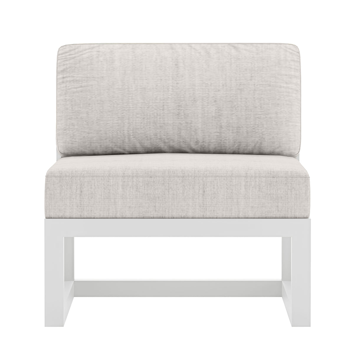 Avion Middle Section#Finish_White#Fabric_Cast Silver
