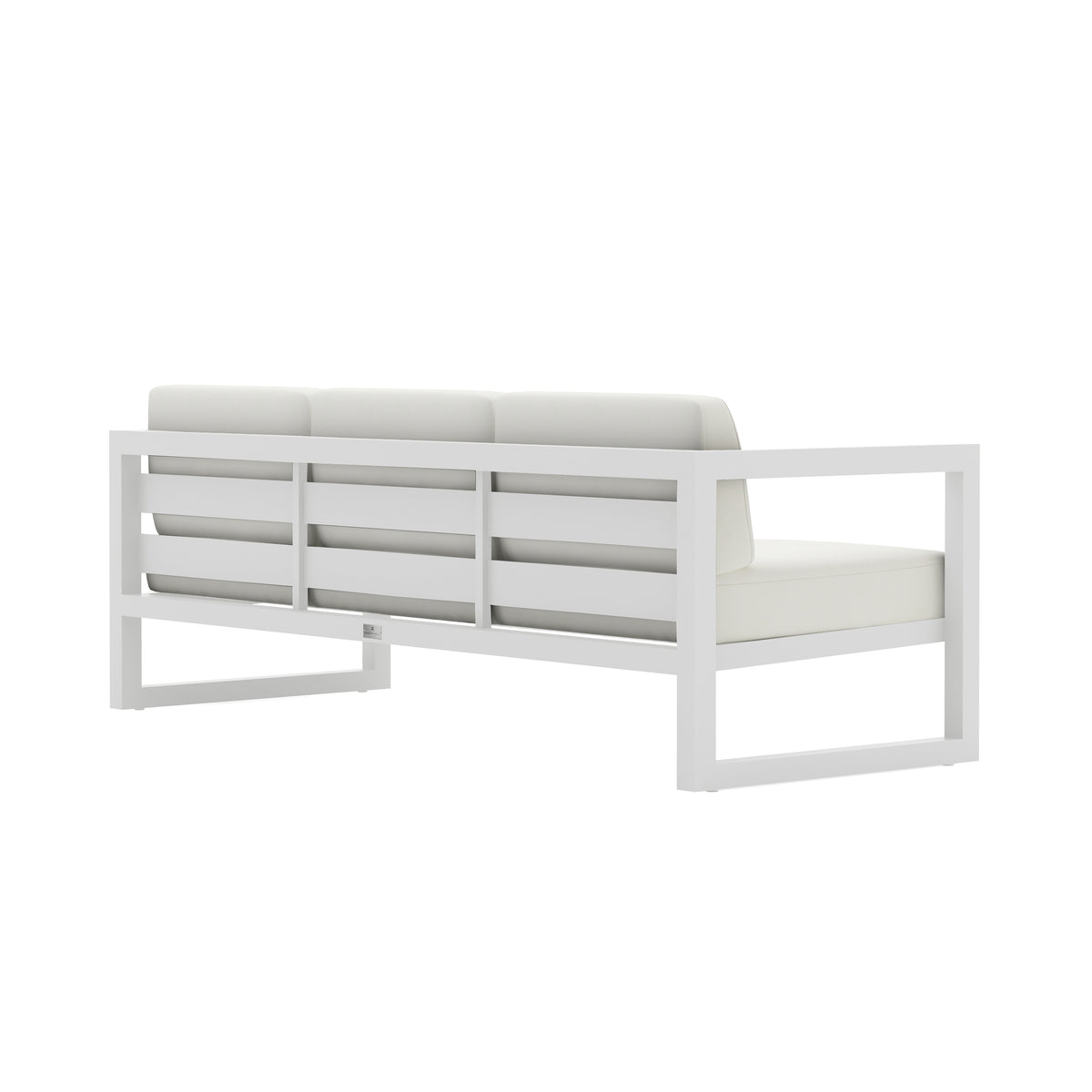 Avion Sofa#Finish_White#Fabric_Canvas Natural